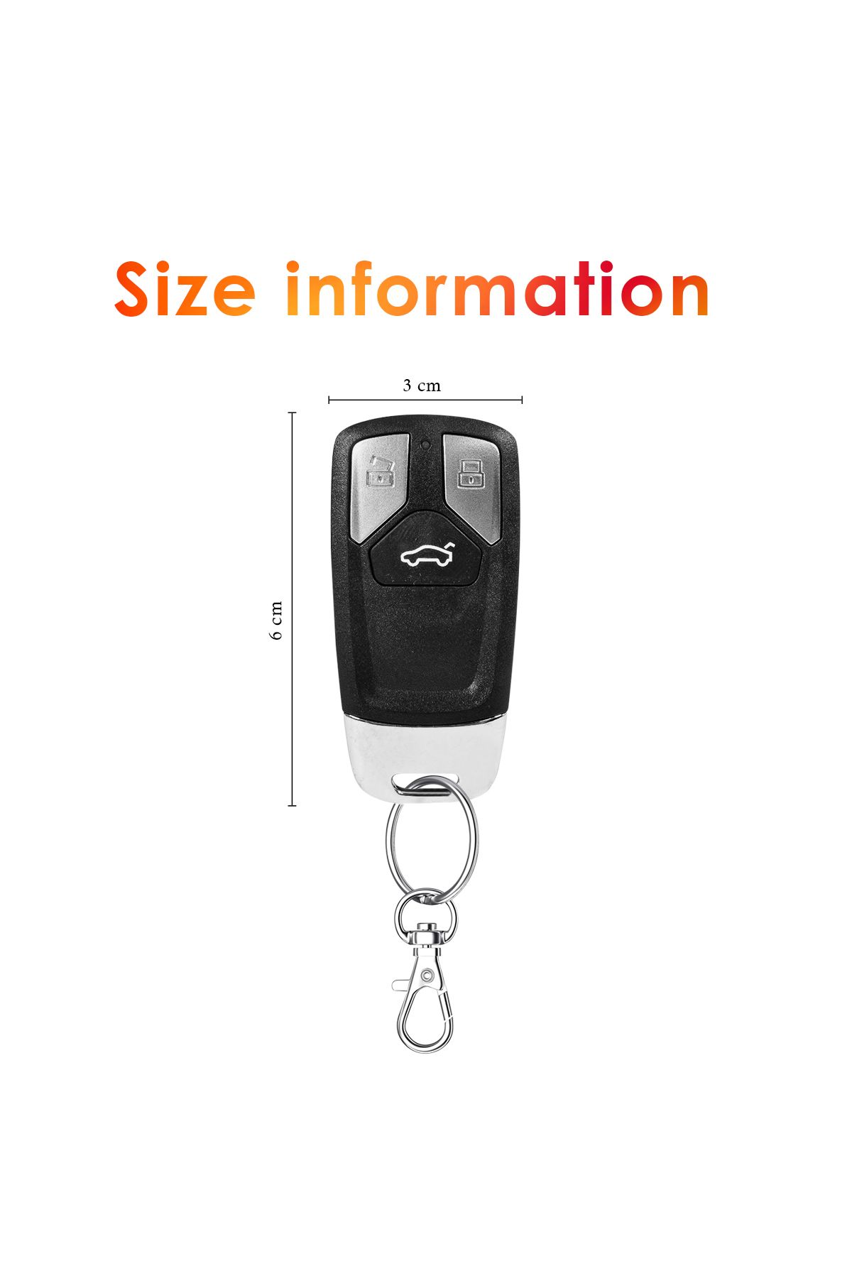 3XR-Car Keyless Entry System – Remote Lock/Unlock, Trunk Release, Window Closer, Universal, Light Flash 2