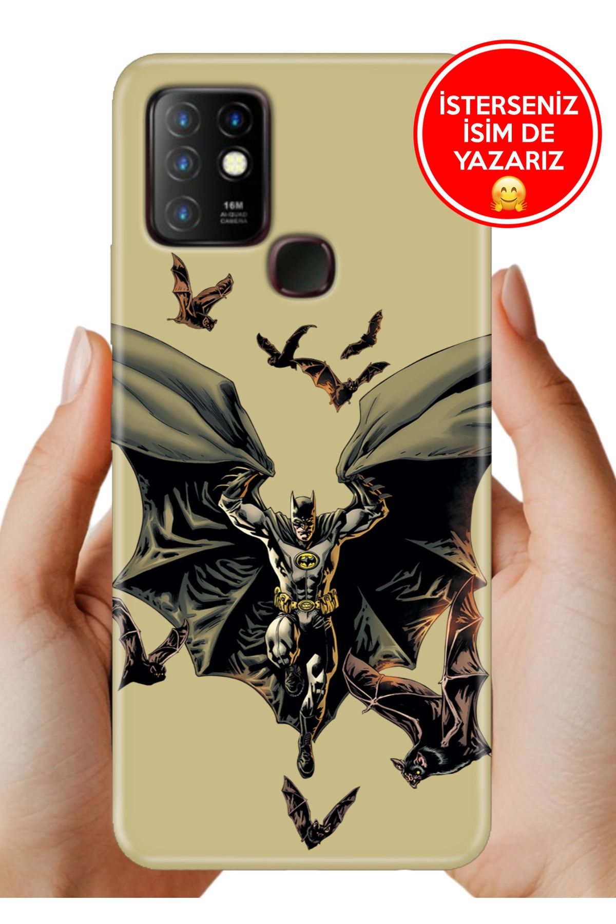 Cekuonline İnfinix Hot 10 Kılıf Baskılı Life Style Kapak Silikon 111Batman