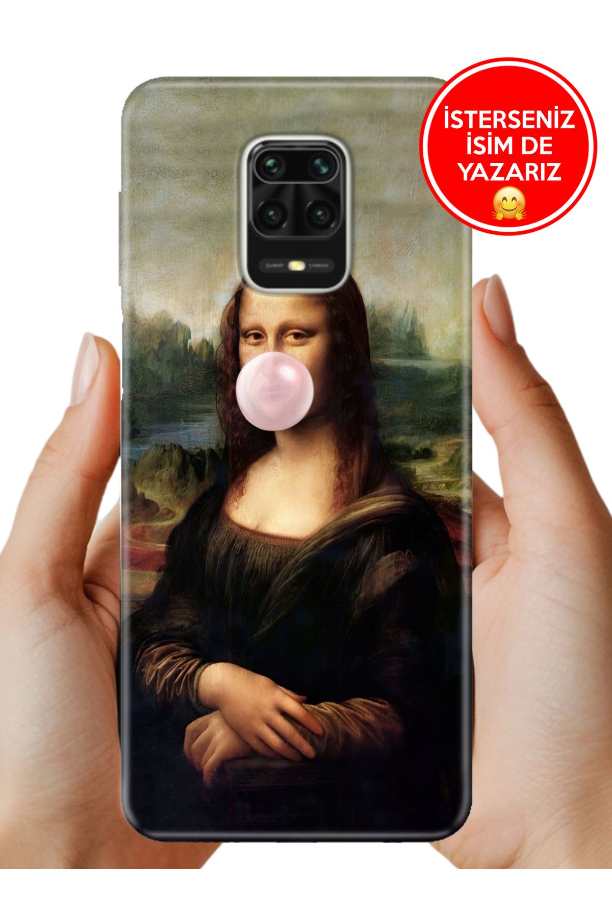 Cekuonline Xiaomi Redmi Note 9 Pro 9S Kılıf Baskılı Life Style Kapak Silikon Mona-Sakız