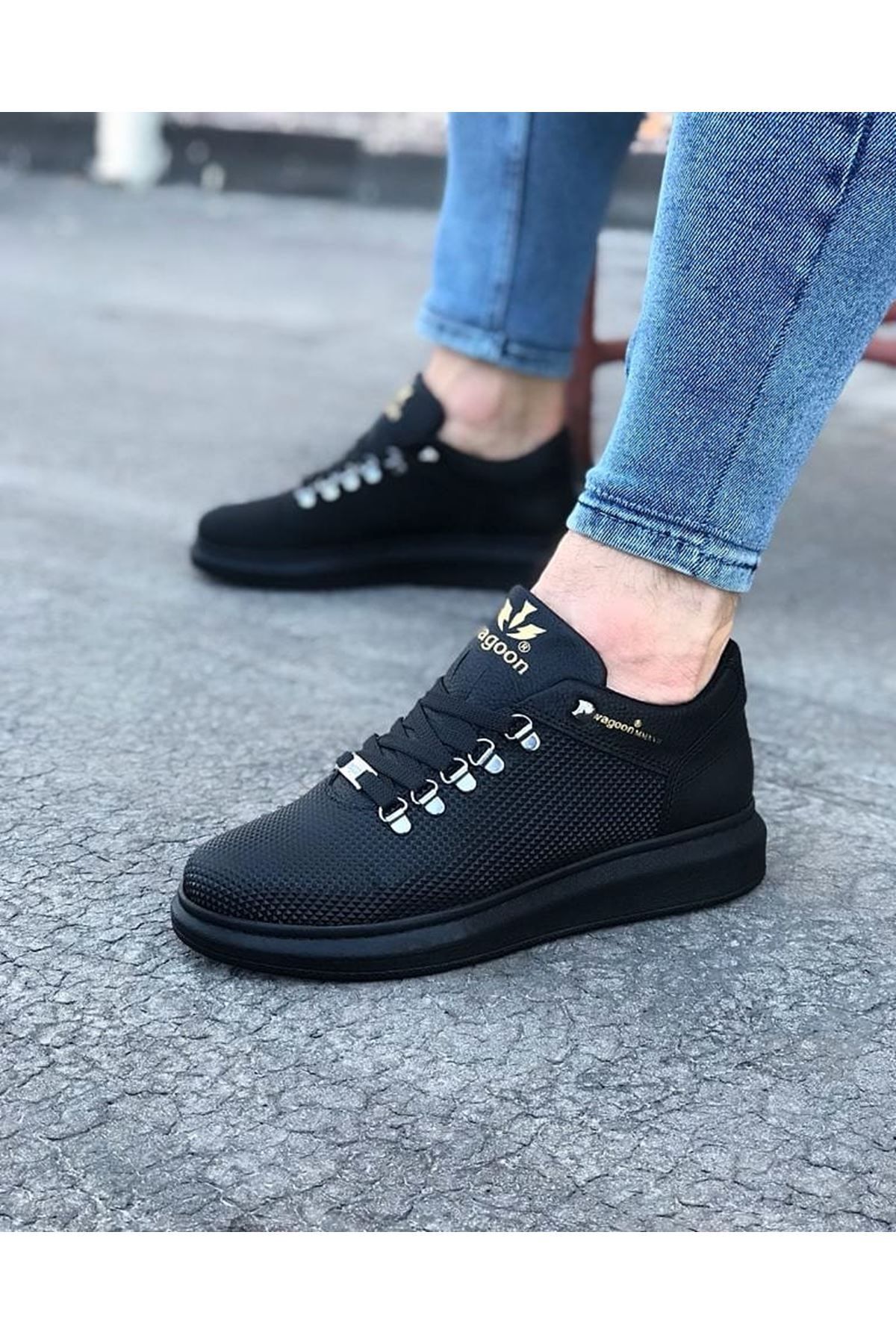 O K GİYİM WG047 Kömür Erkek Casual Ayakkabı