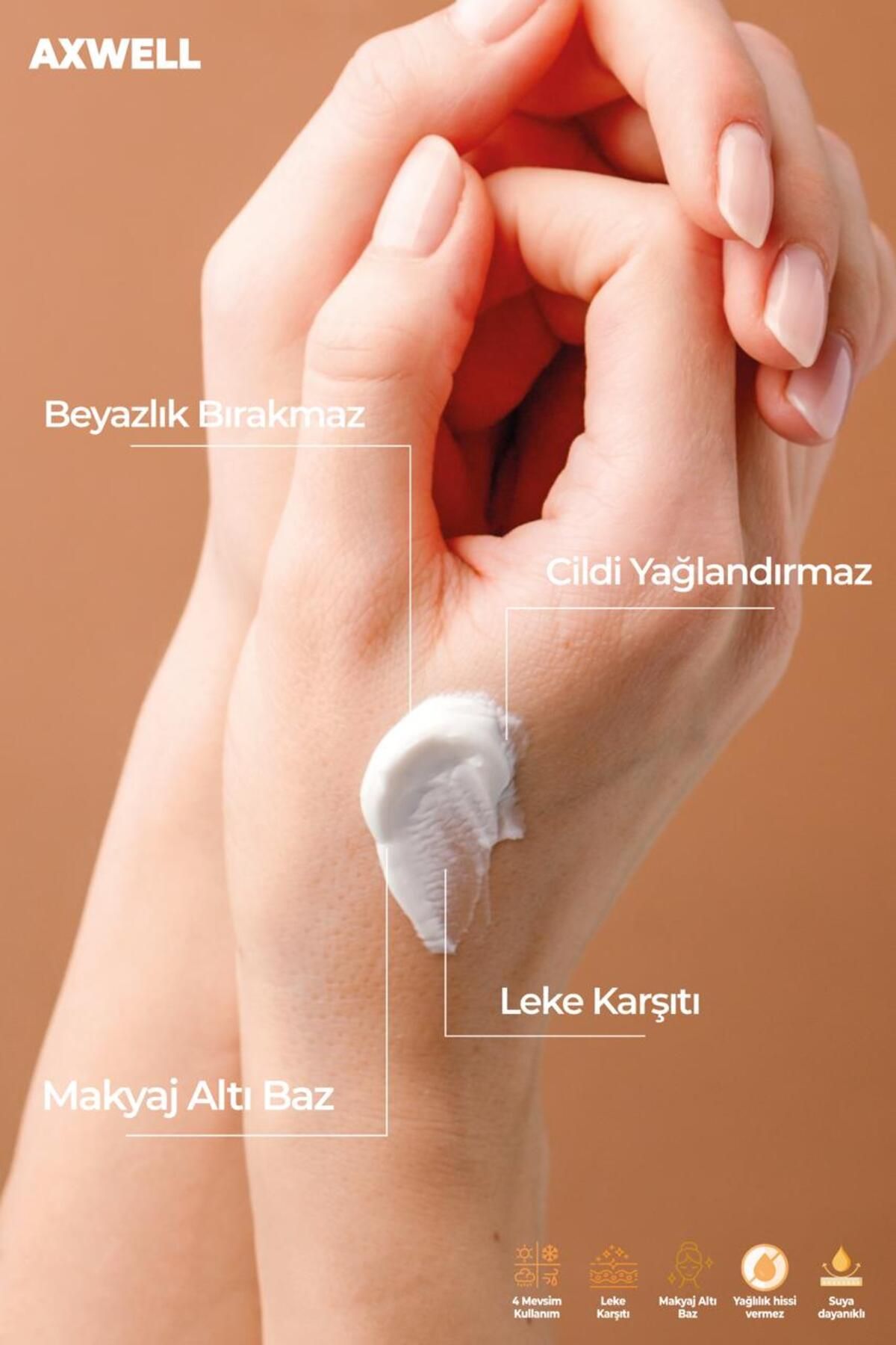 AXWELL-كريم الحماية من الشمس كريم الشمس المضاد للعيوب حماية عالية جدًا 50+ SPF 100 مل 2