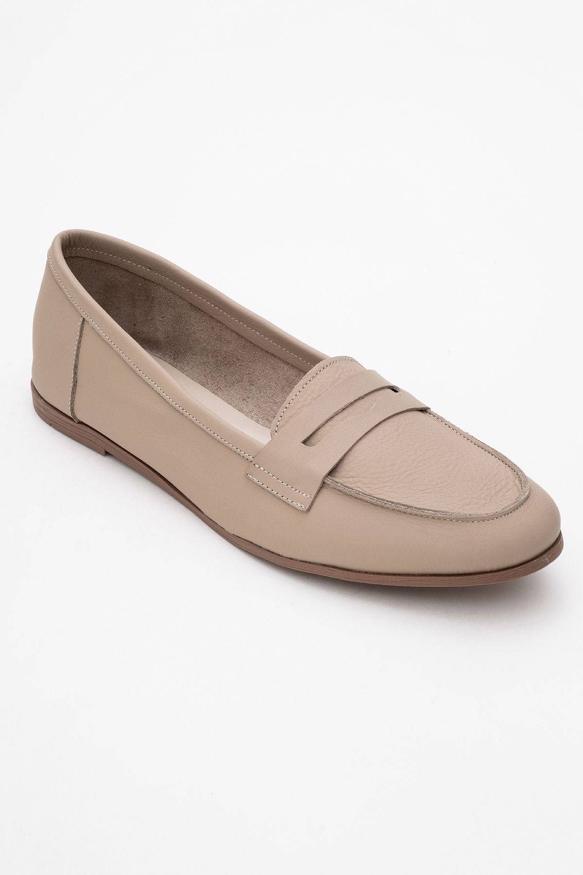 لوفر چند رنگ زنانه F02 Biskuvi Skin Babet اورجینال luvishoes