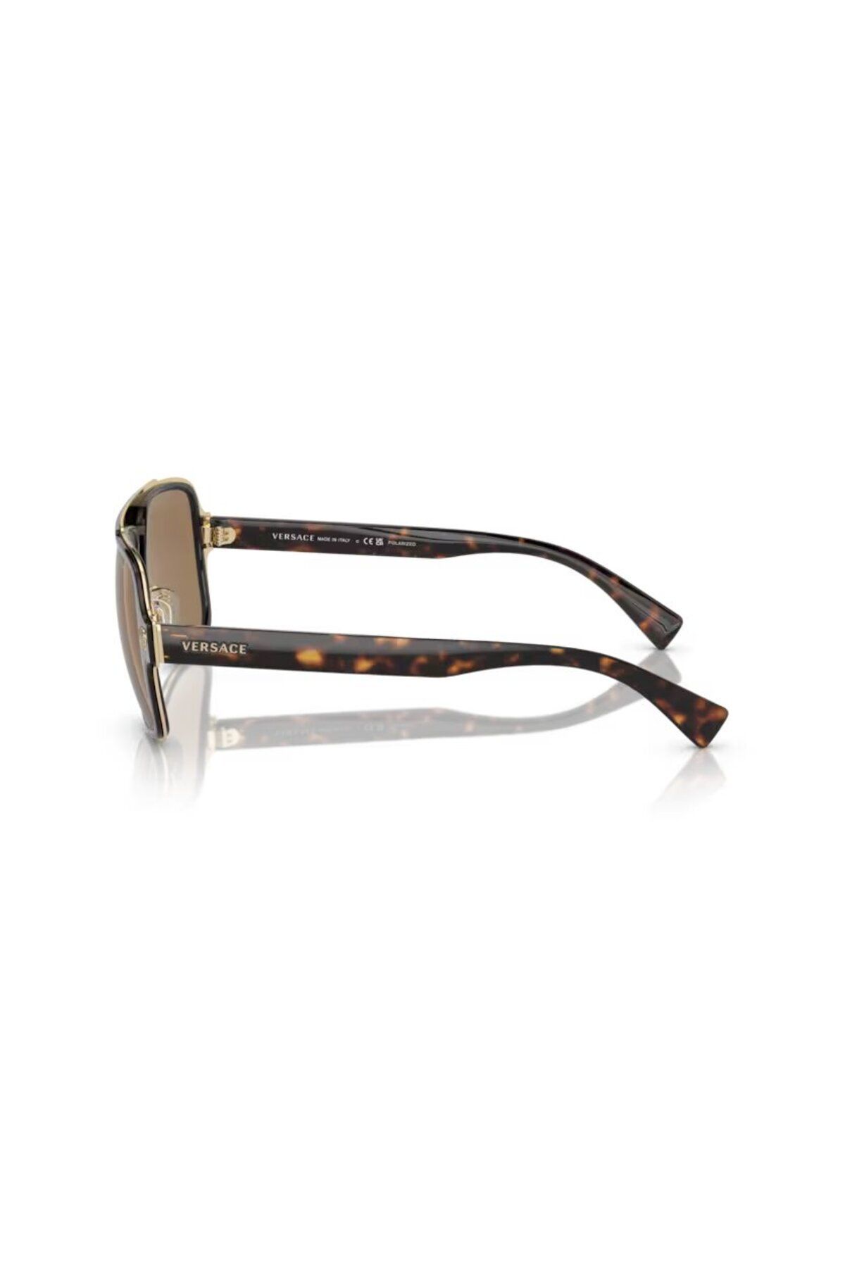 Versace-Man Irregular Sunglasses- Ve 2199 - Lense Size:56mm - Havana 2