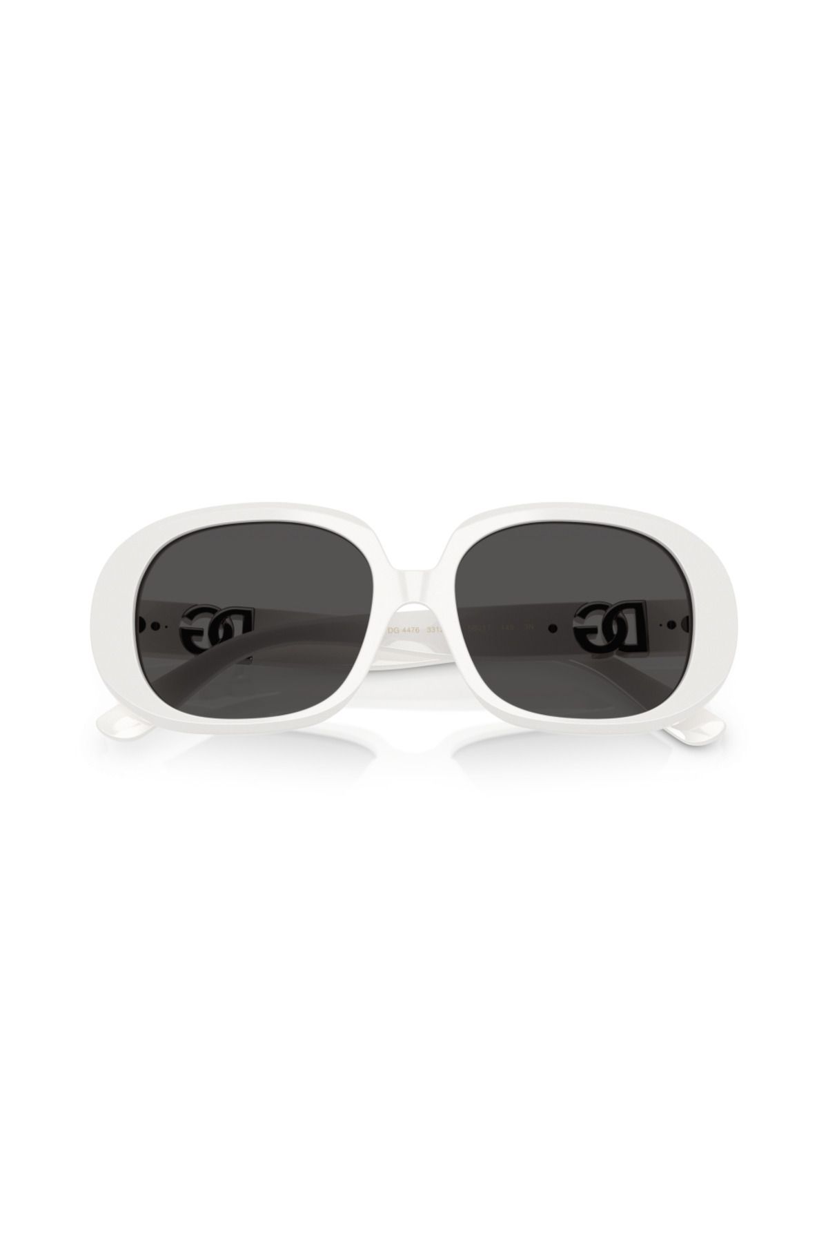 Dolce&Gabbana-Dolce & Gabbana Woman Oval Sunglasses- Dg 4476 - Lense Size:56mm - White 2