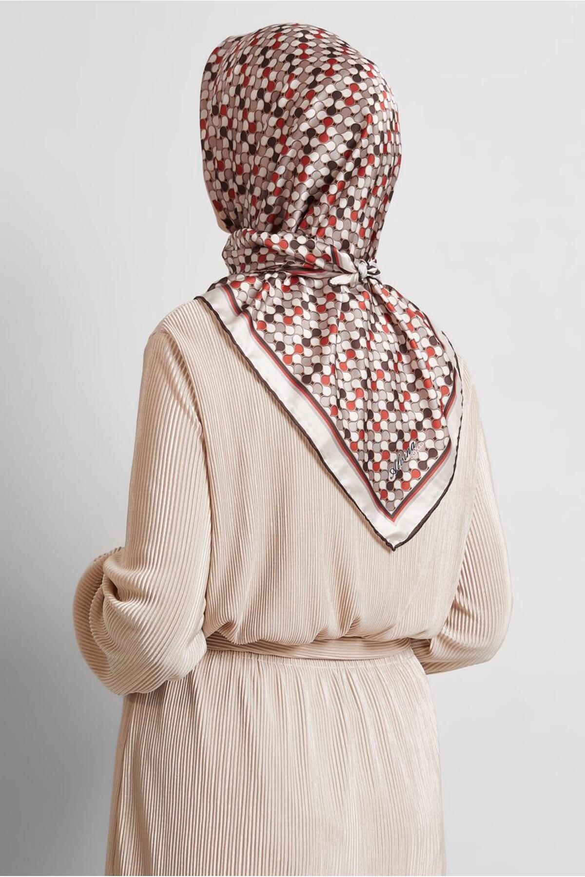 Alvina-Alvi̇na Patterned Scarf 8524 2