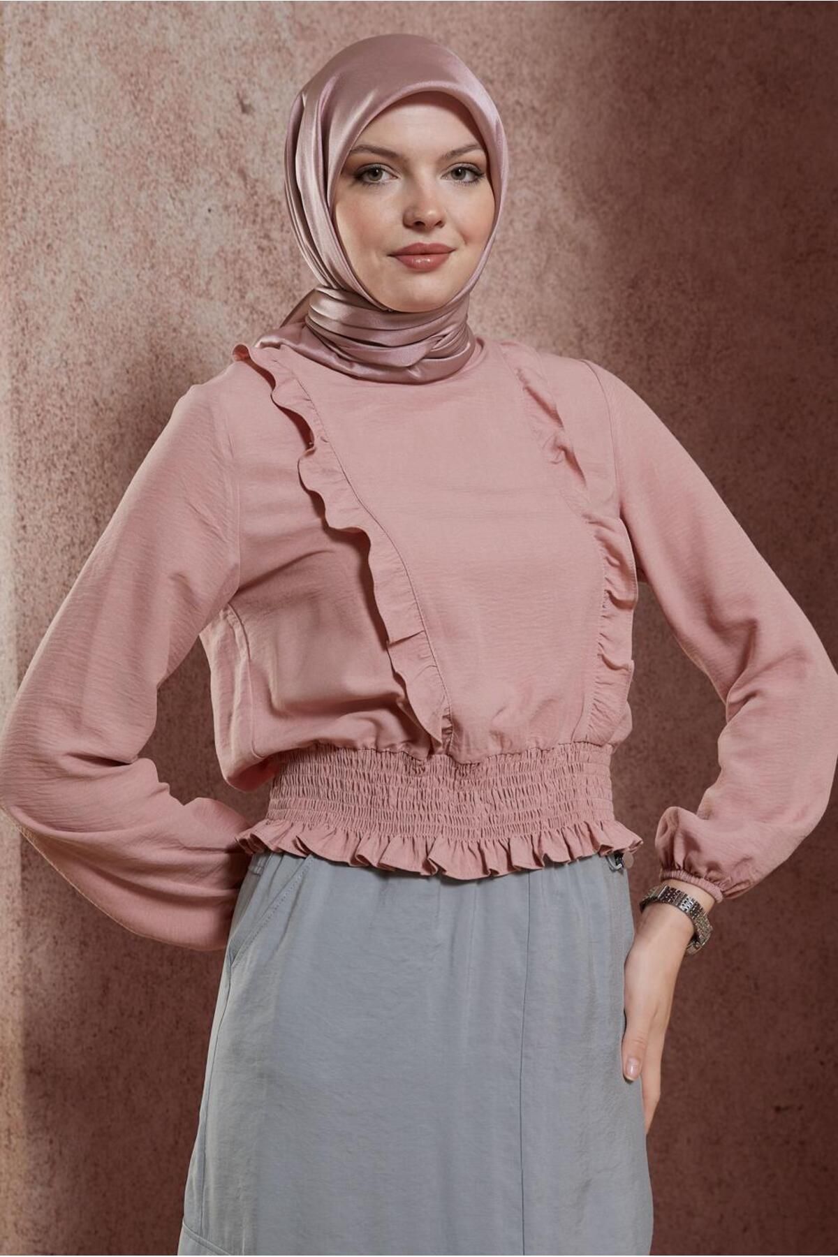 GIPE Ruffle DETAILED BLOUSE 44616 Alvina