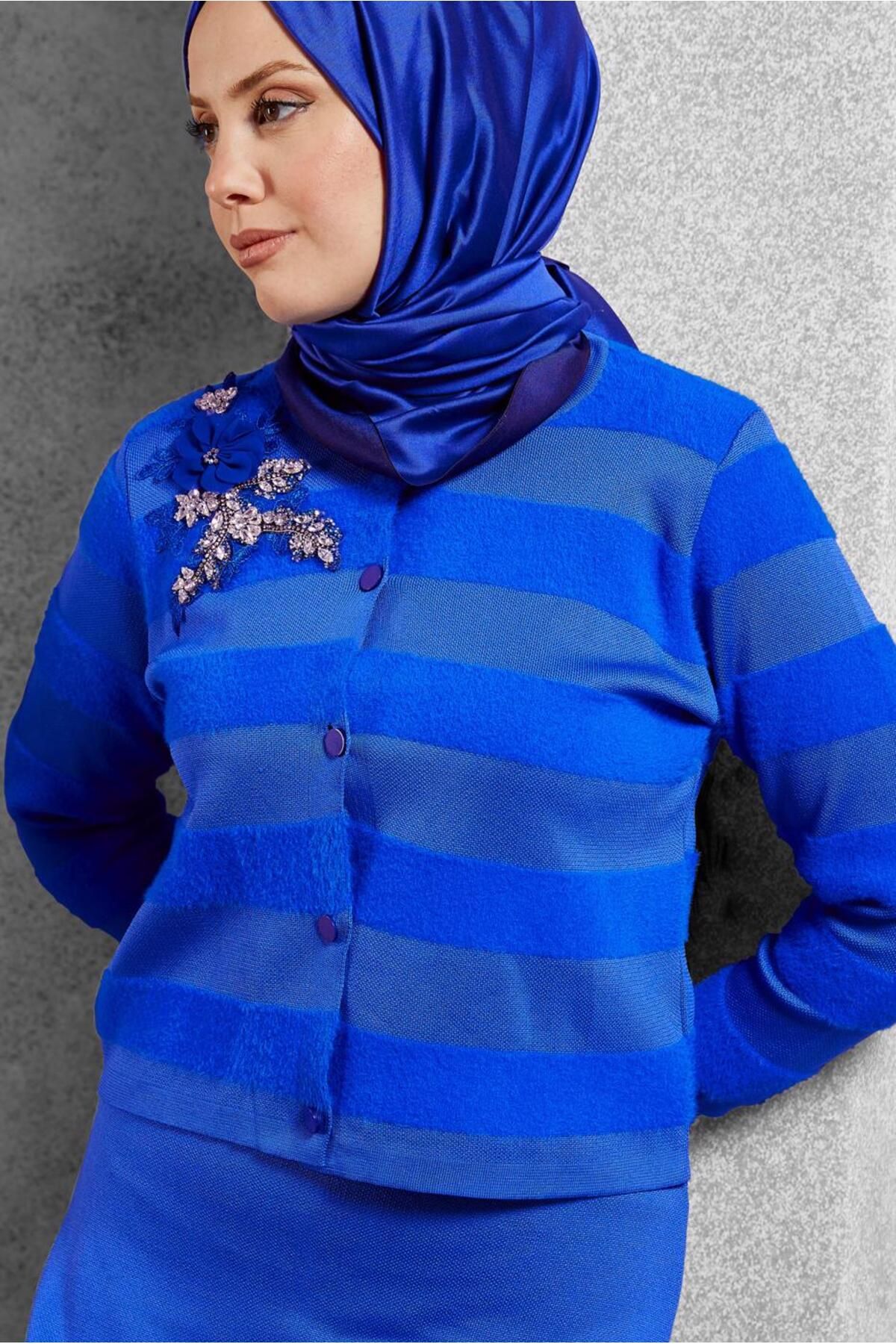 کت و شلوار دامن سنگی 44960 Alvina