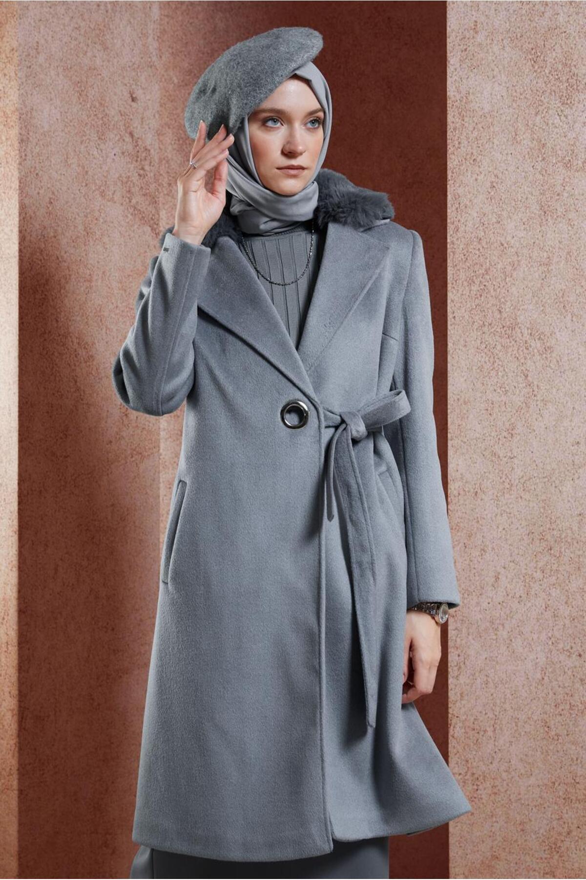 آلوینا کت کمربنددار ۹۰۵۰۲ آلوینا کت کمربنددار ۹۰۵۰۲