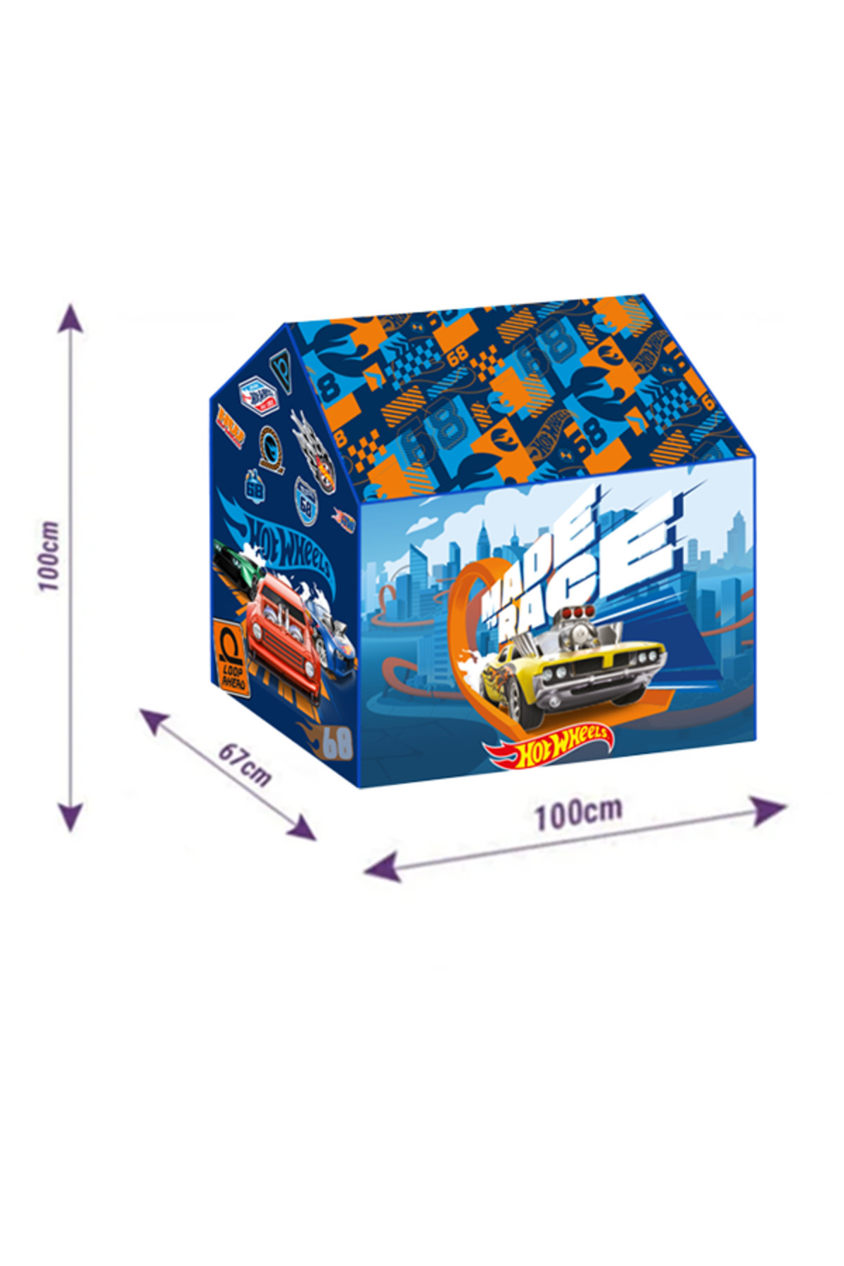Gokidy Hot Wheels Lisanslı Oyun Çadırı fotoğrafı 3 (önizleme)