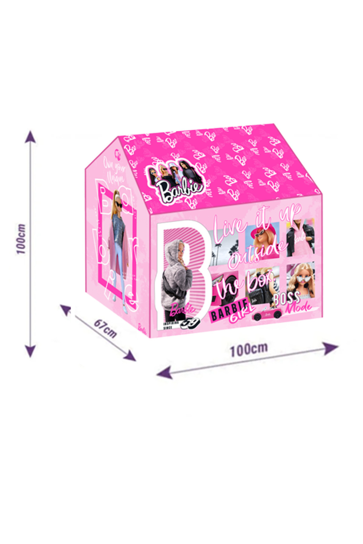 Gokidy Barbie Lisanslı Oyun Çadırı fotoğrafı 3 (önizleme)