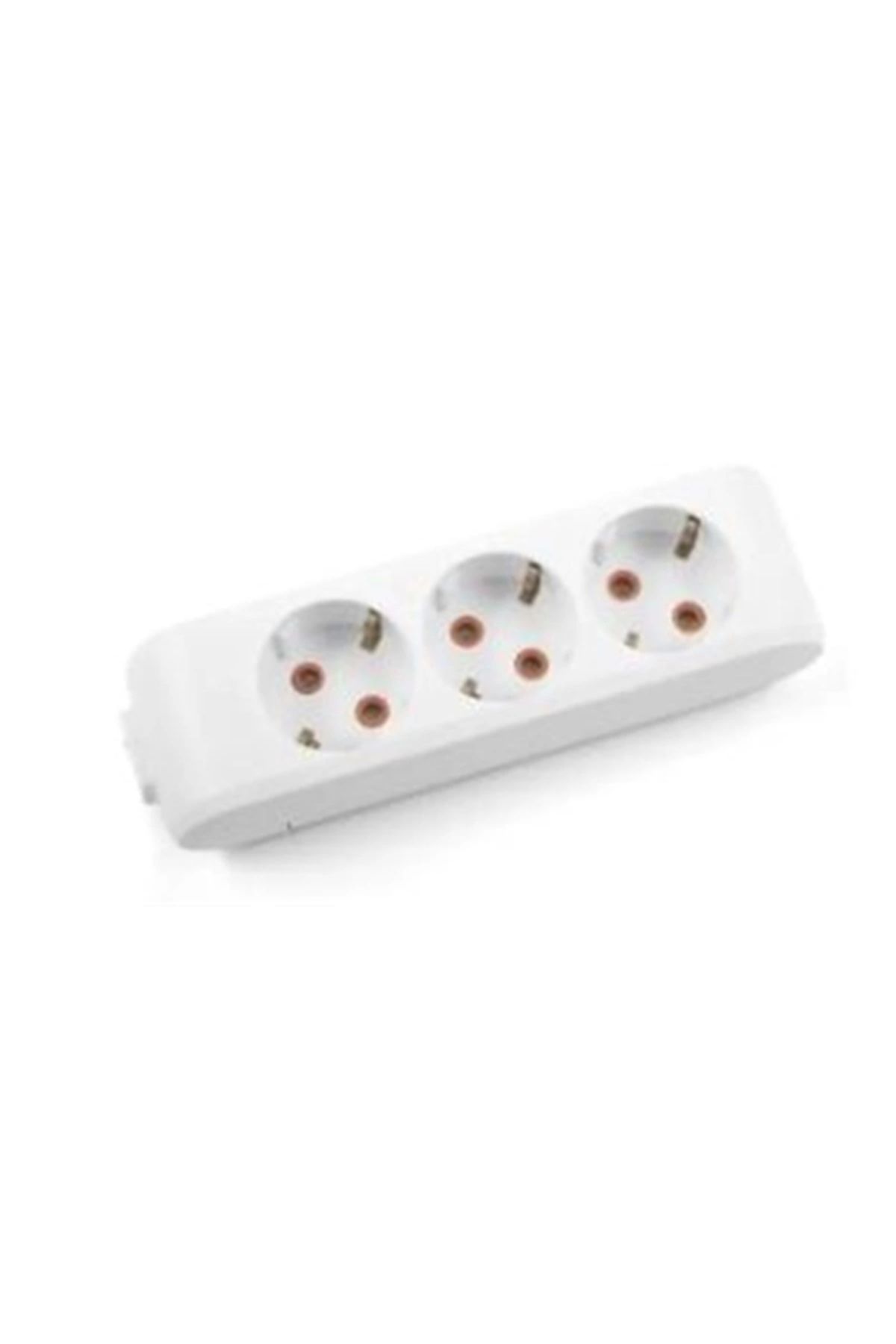 VİKO-Viko Multilet - Triple Group Socket, Grounded Terminal Block 3