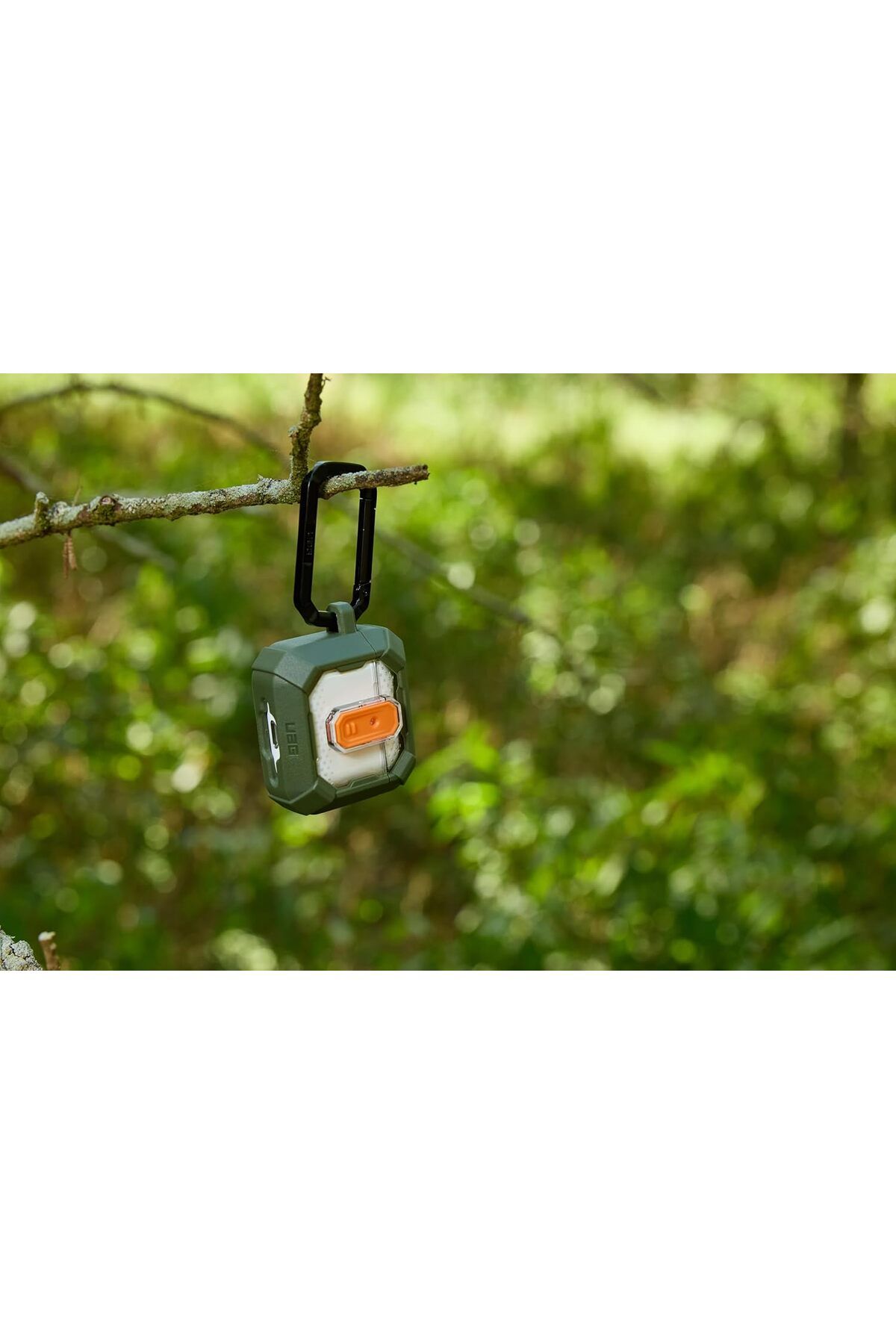 Urban Armor Gear-UAG Plasma for AirPods 4 case with Secure Lock & Carabiner - Olive Drab 4