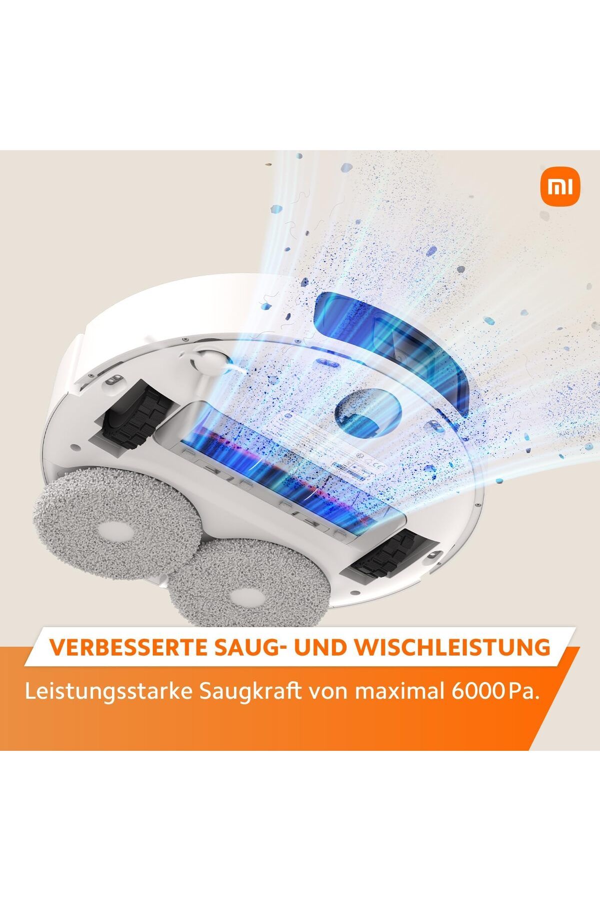 Xiaomi-Xiaomi Robot Vacuum X20+ With All-In-One Smart Base Station 6000Pa Suction Power 4