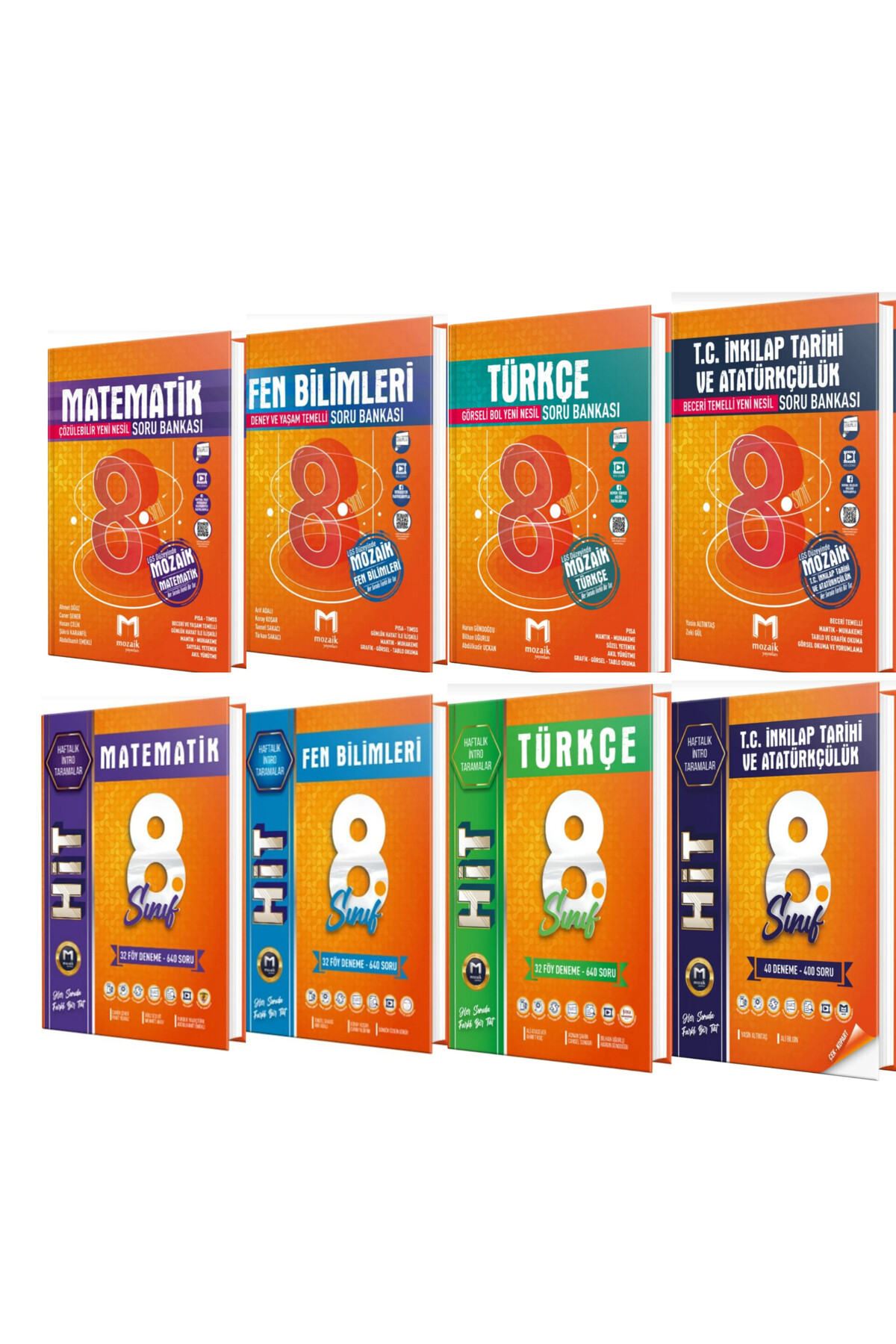 Son Viraj Yayınları Mozaik 8. Sınıf Matematik Fen Türkçe İnkılap