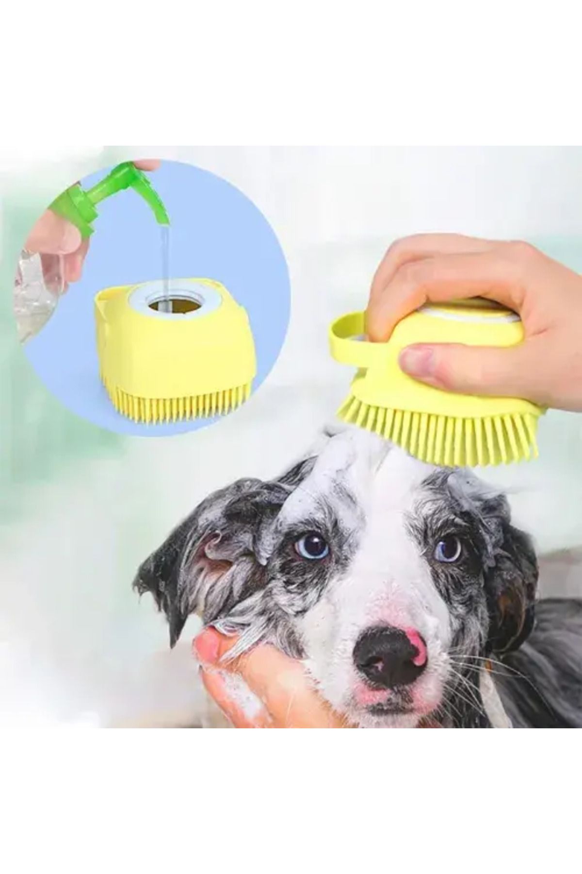ınstalux Şampuan Hazneli Kedi Köpek Yıkama Kesesi