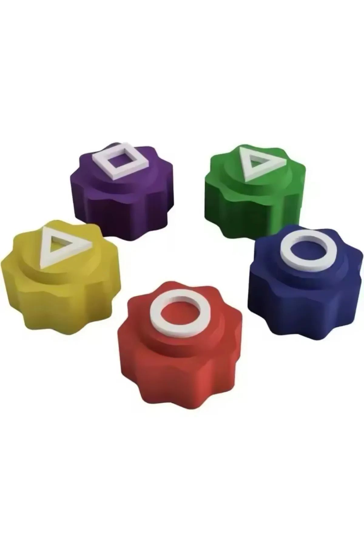 Bundera-Squid Game 2 Five Stone Game Set - Squid Game 5 Stone Toy Colored Stone Gonggi 3