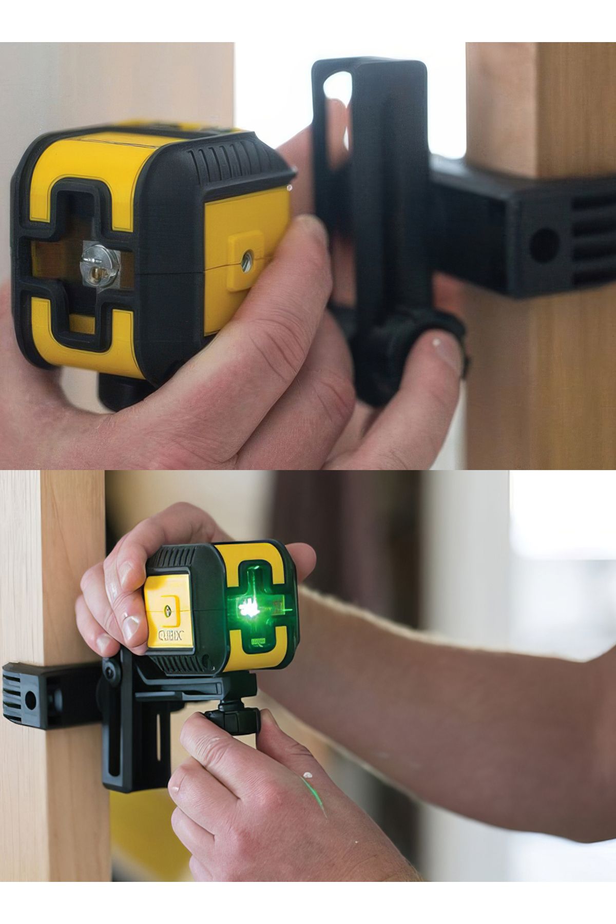 Stanley-Cross Line Cubix Laser Level Red Beam - Range 12M - Level 4 Degree, Stht77498-1 5