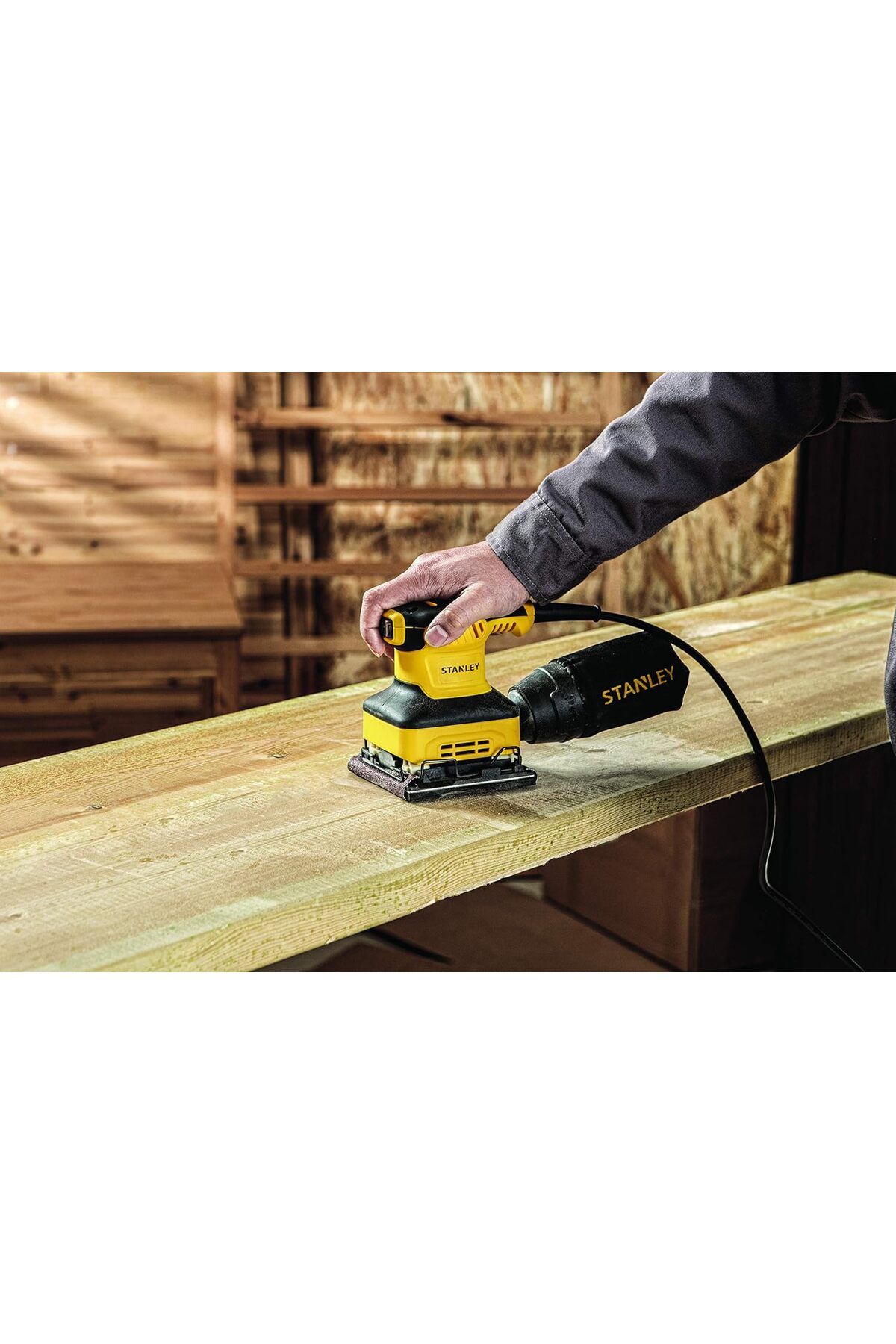 Stanley-Power Tool Corded 240Watt 1/4 Sheet Sander,SS24-B5 2