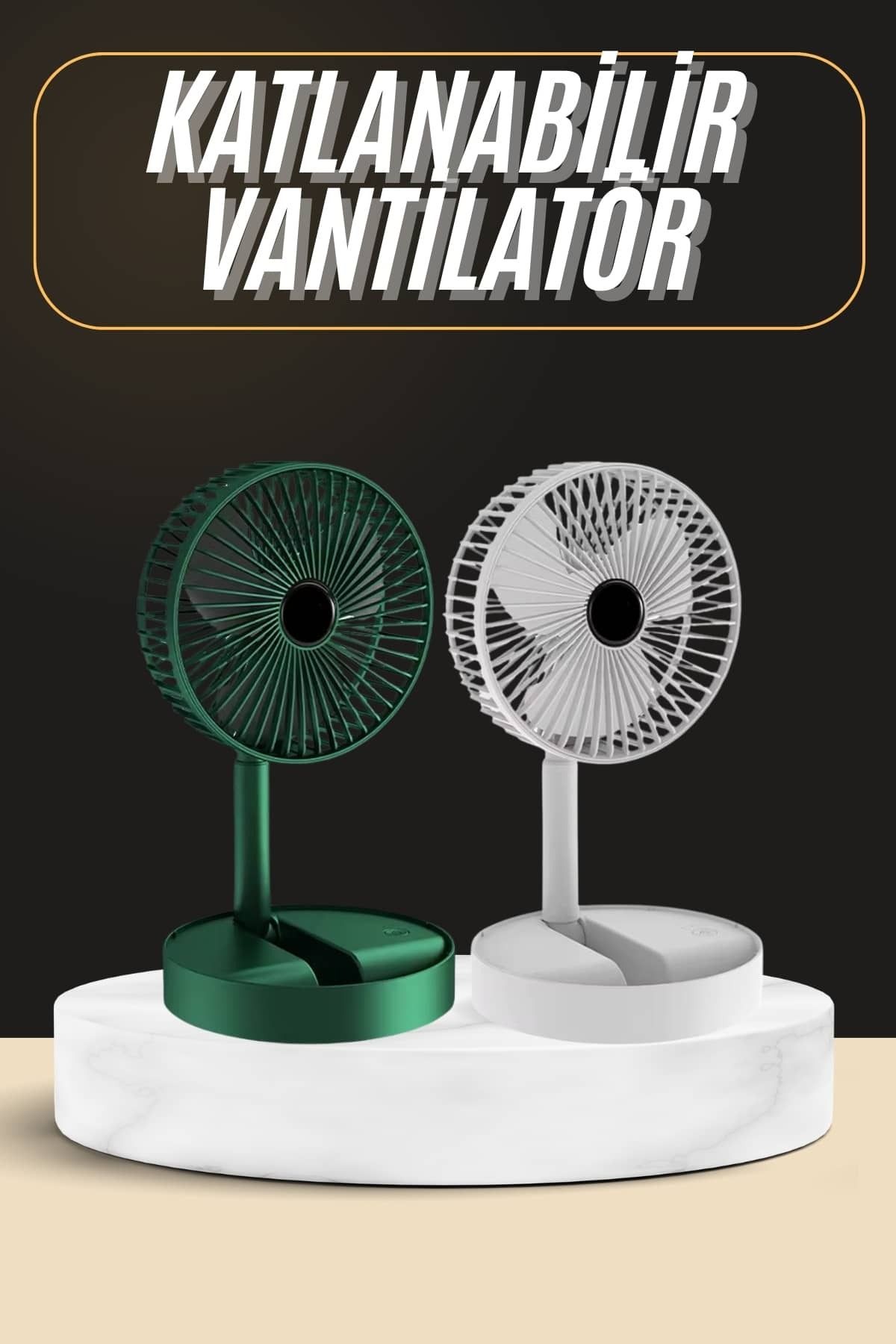 ASTRALTECH Katlanabilir Usb Şarjlı Masaüstü Soğutucu Mini Fan Telefon Tutucu