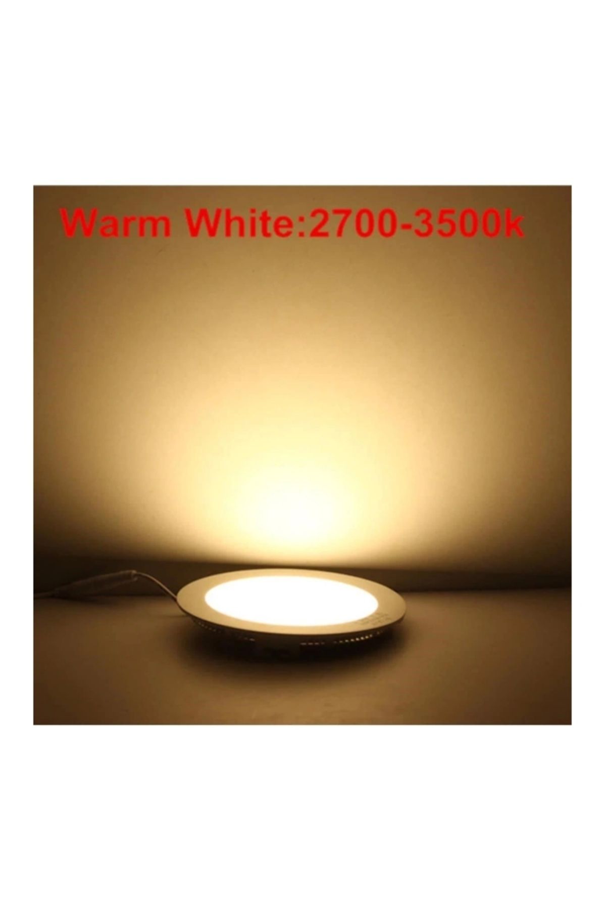 Luster-3500k Round Led Panel Spot - 3w 2