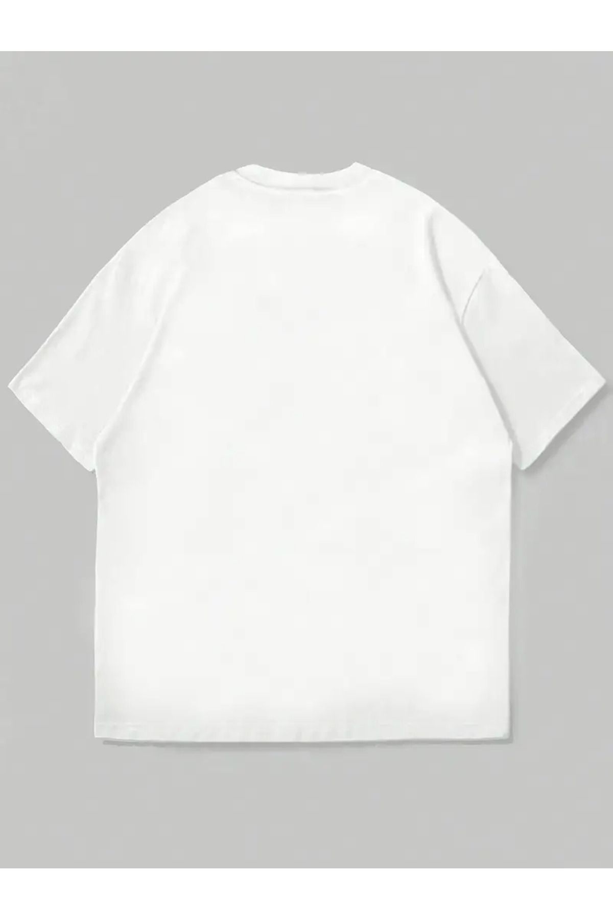 Touz Moda-Jesus Heals Printed Unisex Oversize T-Shirt 4