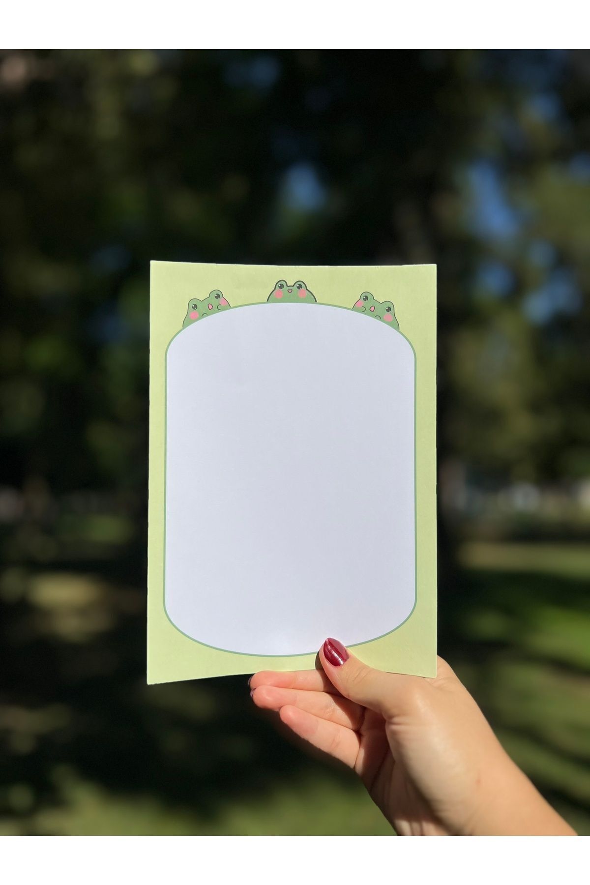 Mirya Notes-Frog PAtterned A4-A5 Notepad Set - Notepad (quAred) 6