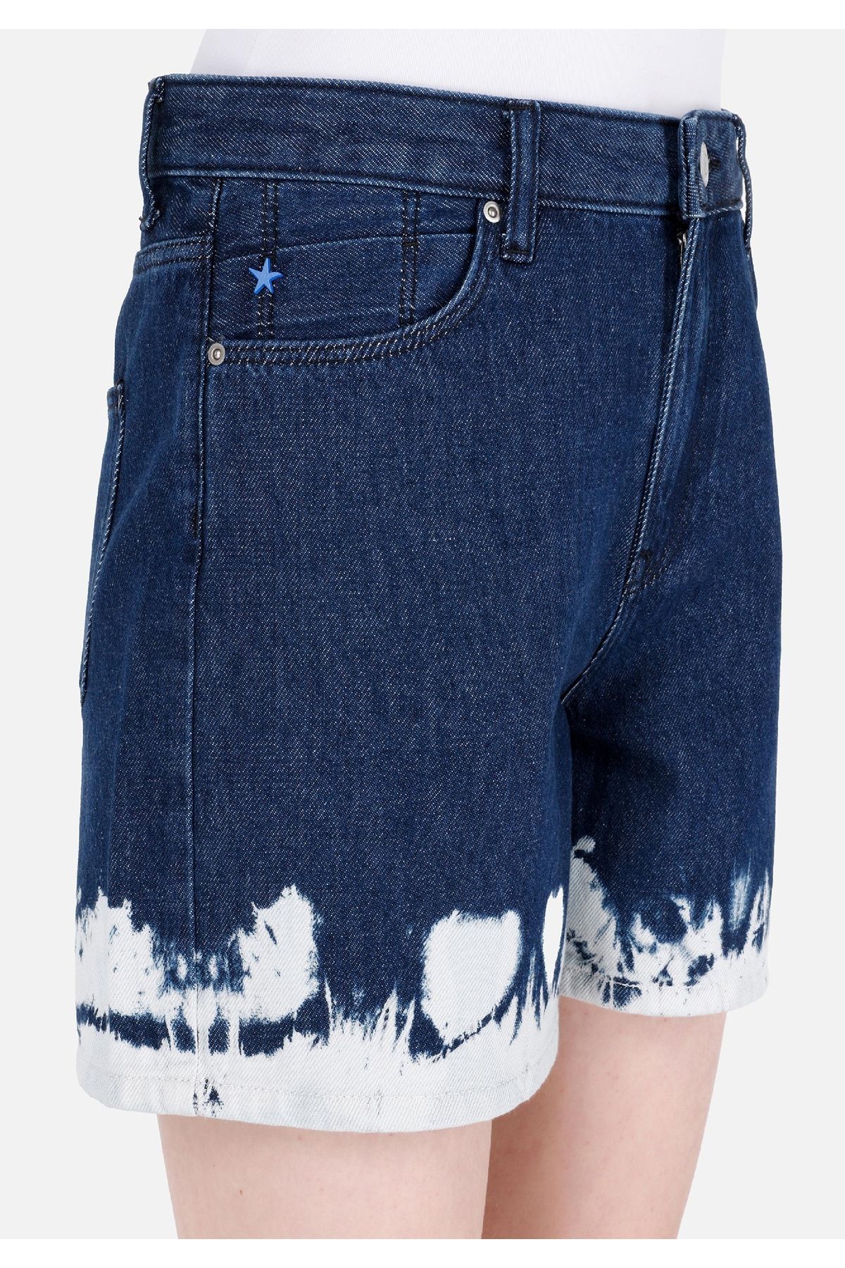 Colin's-Mom Fit High Waist Women's Blue Jean Shorts 5