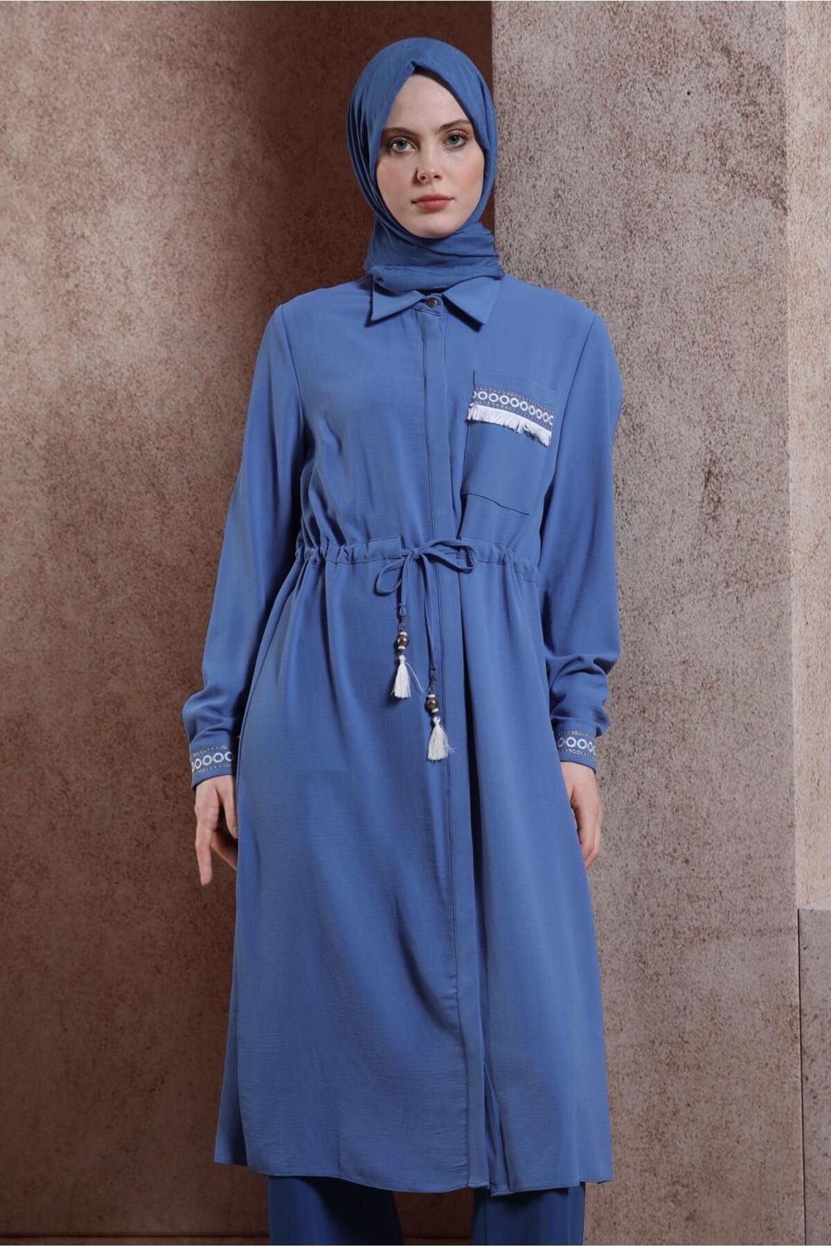تونیک منگوله دوزی تفصیلی 43625 Alvina