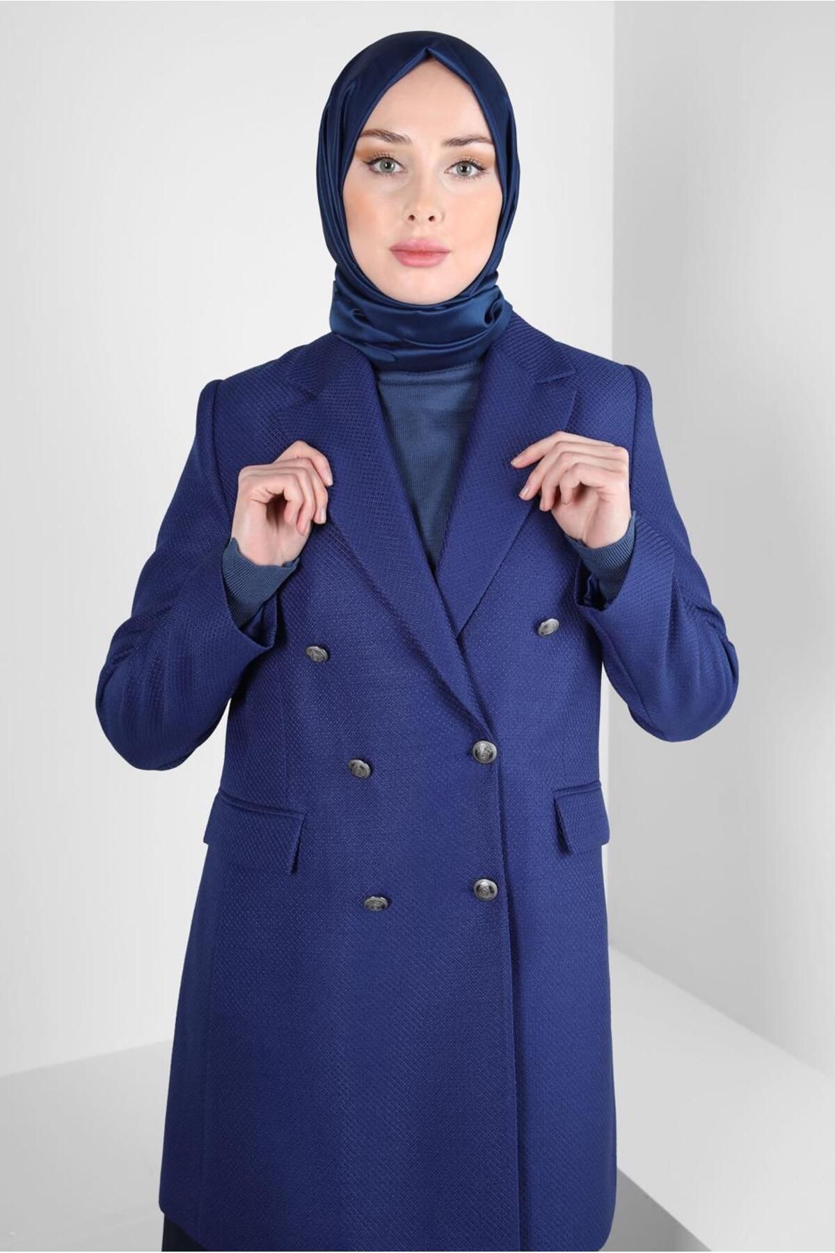 کاپشن یقه دوبل 44275 Alvina