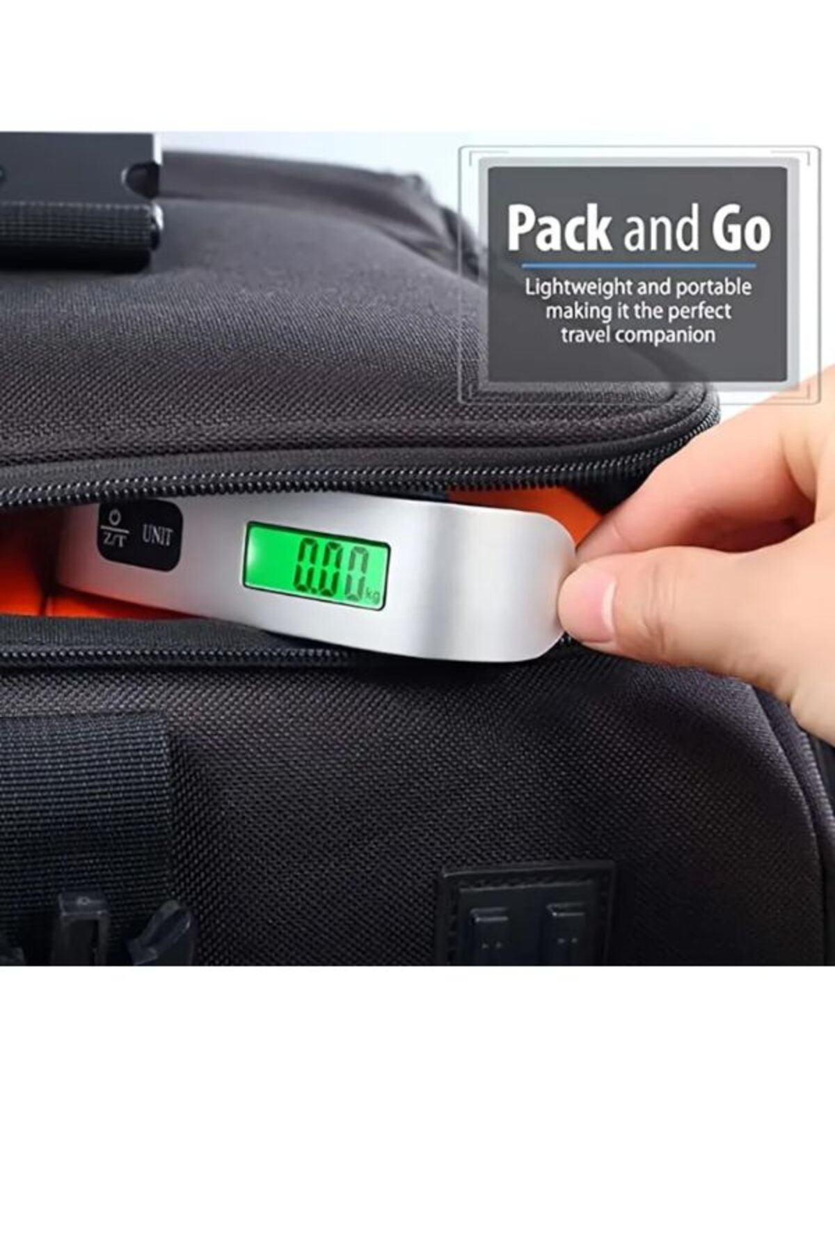 BEXOW-Digital Luggage Scale, Portable Handheld Scale with LCD Display, 50kg/110lb Capacity for Travel 6