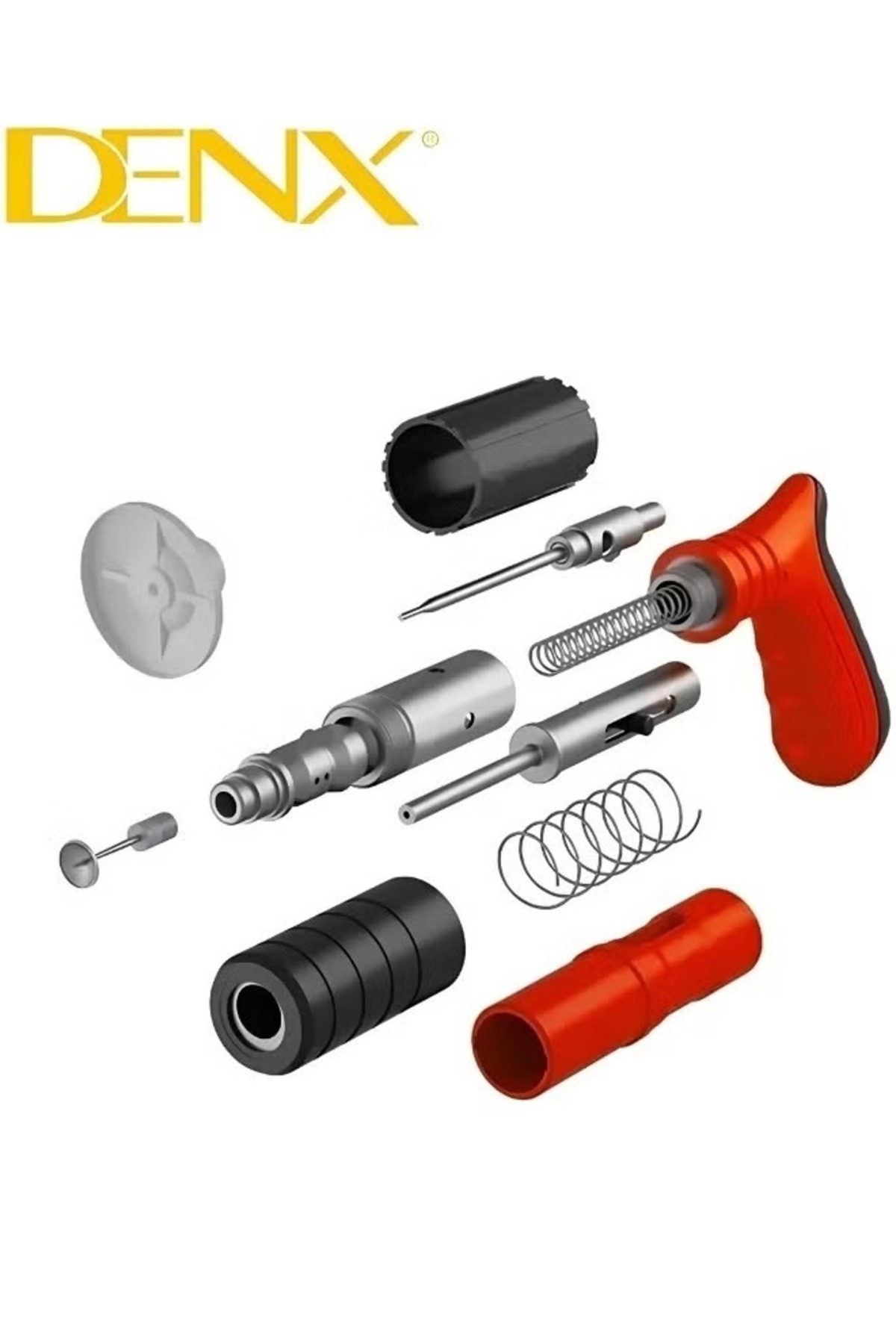 Denx-Pneumatic Nail Drill For Steel Piercing And Multi-color Riveting, With Nails 3