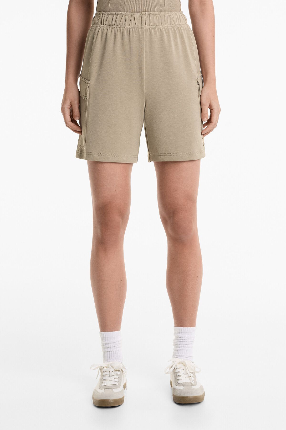 Oysho-Soft Touch Bermuda shorts with modal and pockets 1