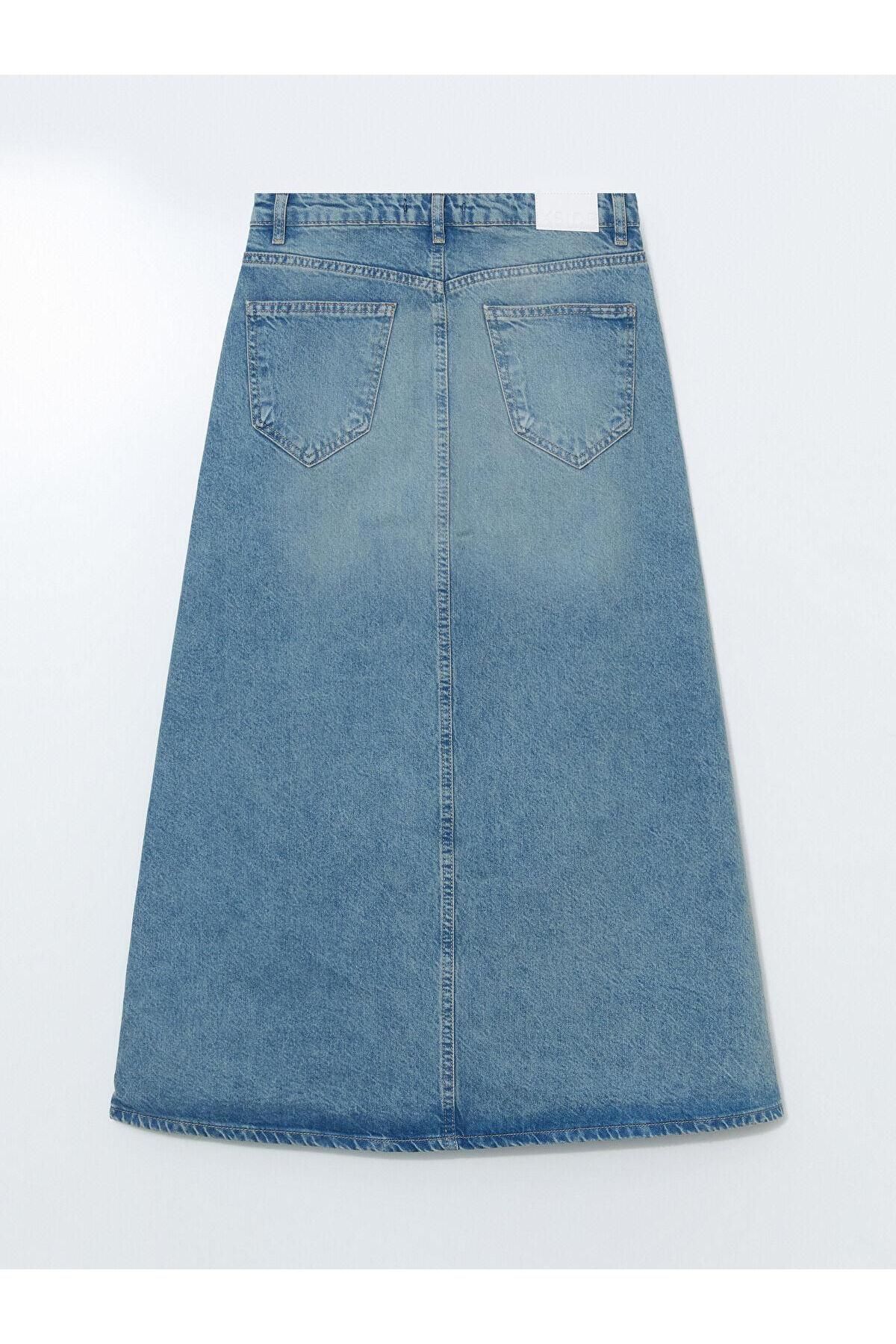 LC Waikiki-Τζιν φούστα XSIDE Standard Fit 2