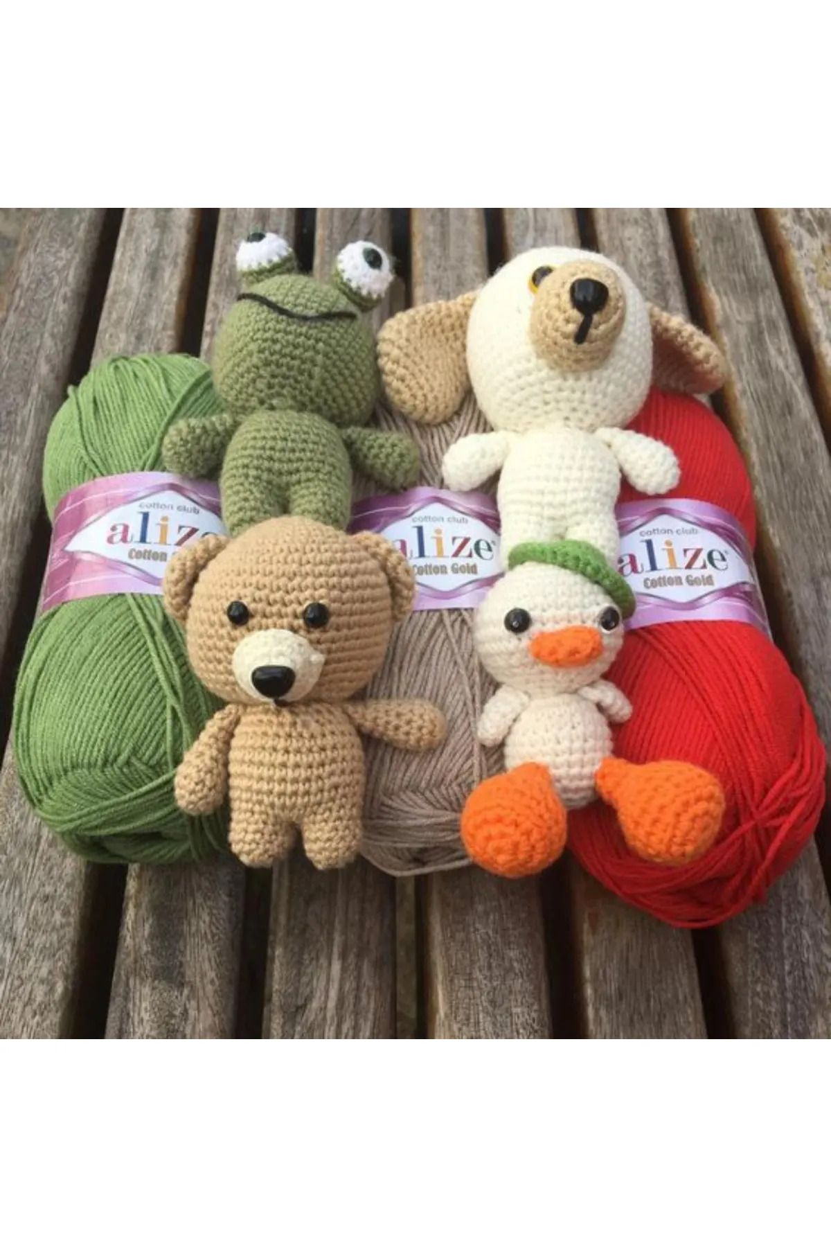 Alize-Mimosa Yellow Cotton Gold Hand Pump (Amigurumi) 3