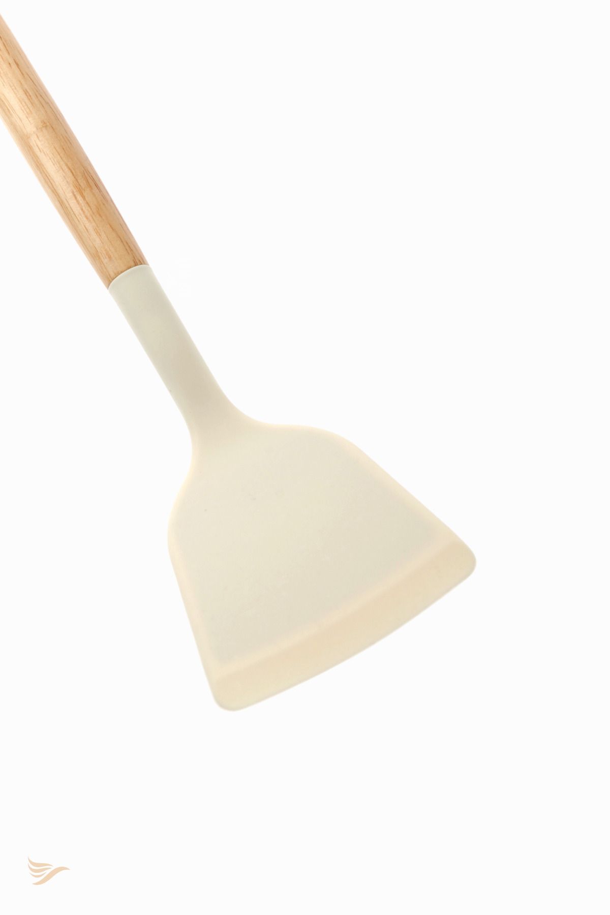 rubihome-Bamboo Handle Silicone Spatula 3