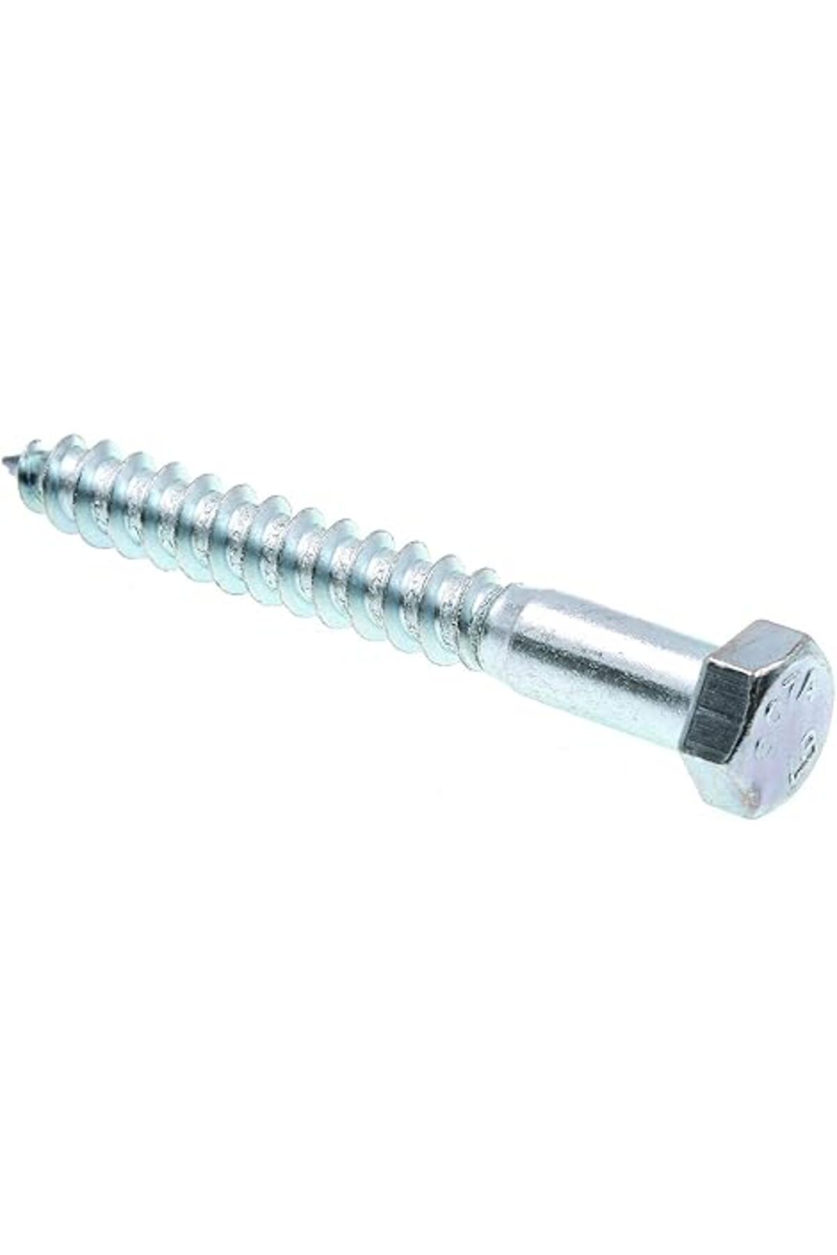 Pazarcan Prime-Line 9056275 Lag Vida, Altıgen Kafa, 3/20,3 X 7,6 Cm, Çinko Gümüş Kaplama Paslanmaz Çelik, 25
