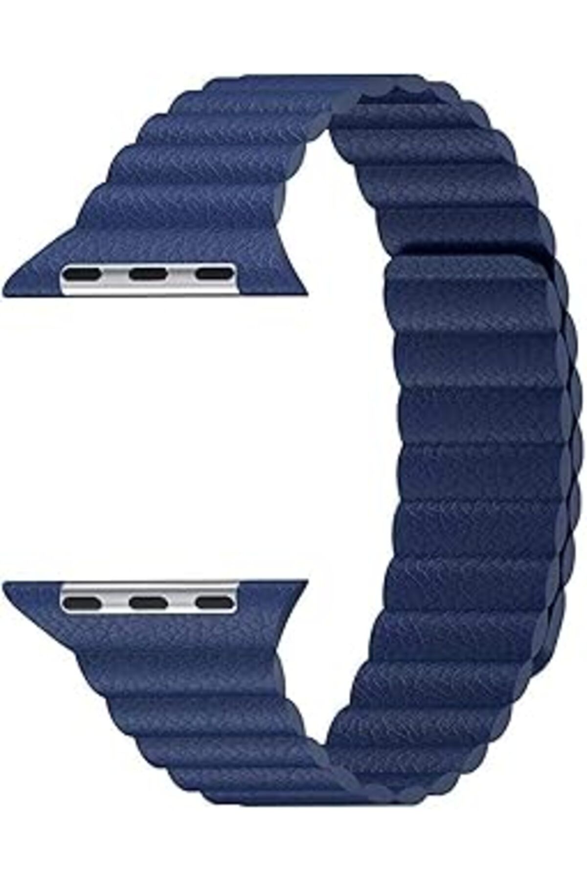 robotrend Microsonic Apple Watch Series 6 40Mm Twist Leather Loop Kordon Lacivert