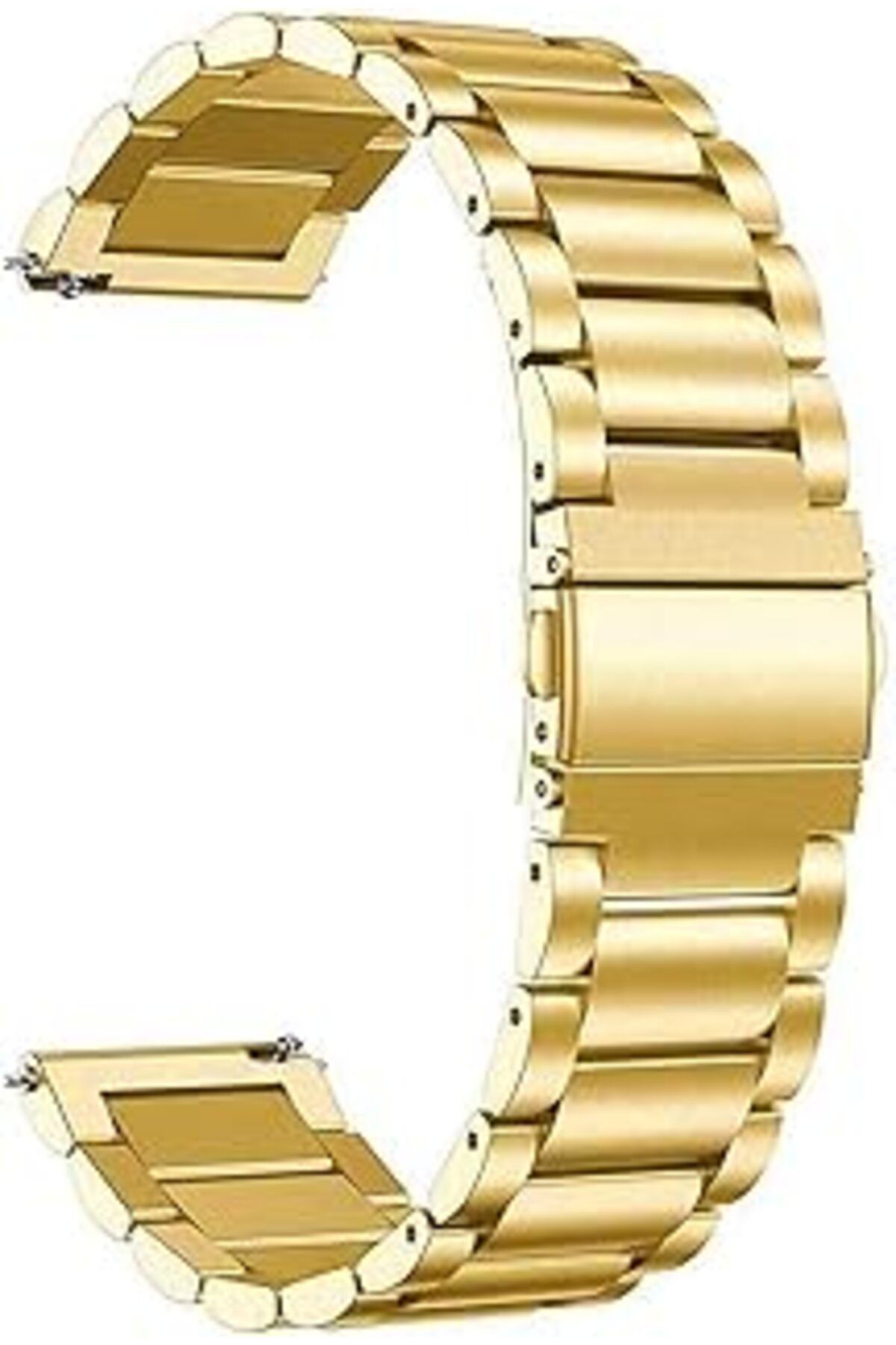 Mu Art Ahşap Microsonic Samsung Galaxy Watch 4 Classic 42mm Metal Stainless Steel Için Kordon Gold [galaxy Watch