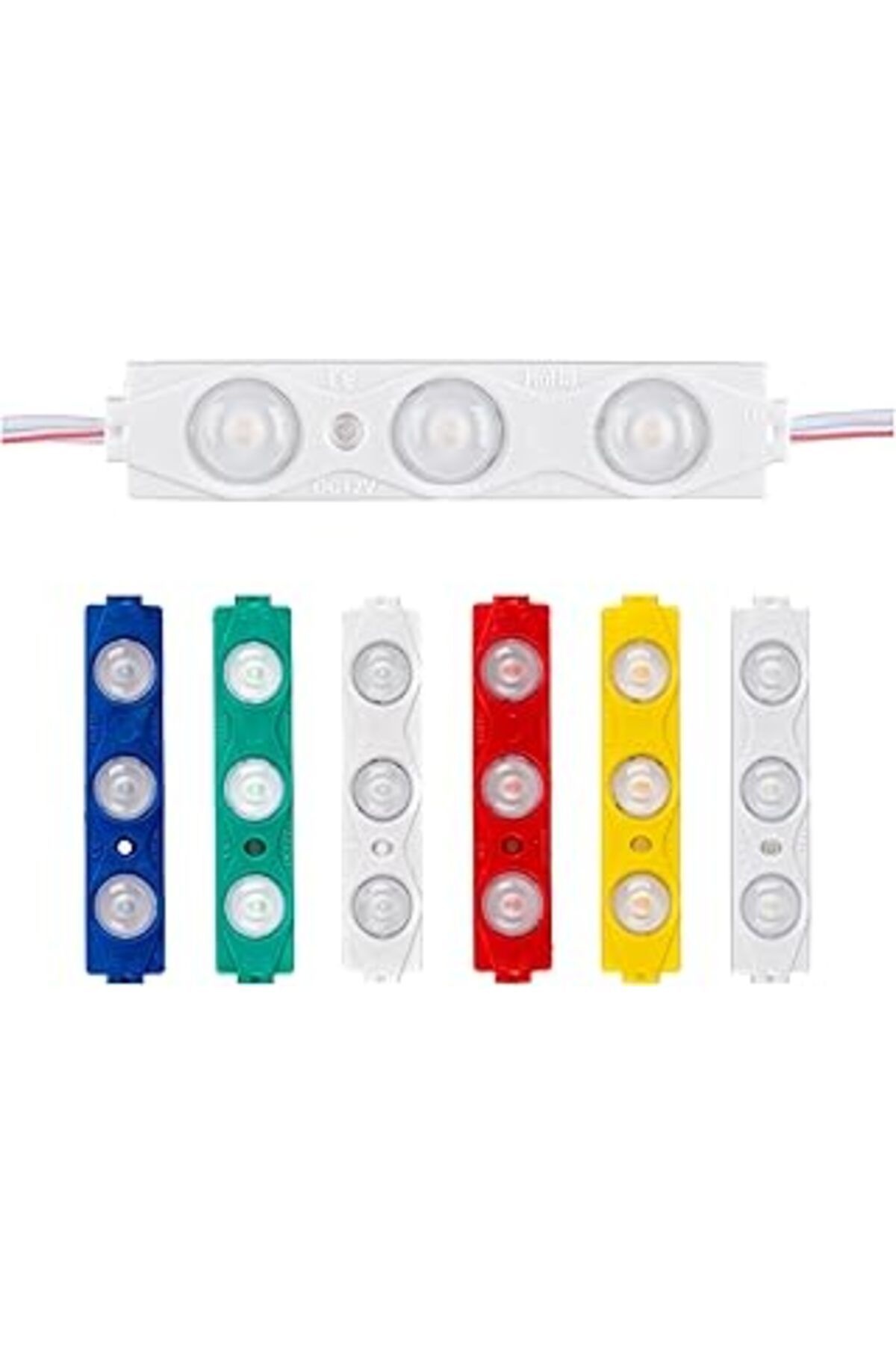 Mu Art Amber Led Mercekli Modül 12V | 1.2 Watt Ve 1.5 Watt | 6 Farklı Renk Seçeneği | Tabela, Vitrin, Akva
