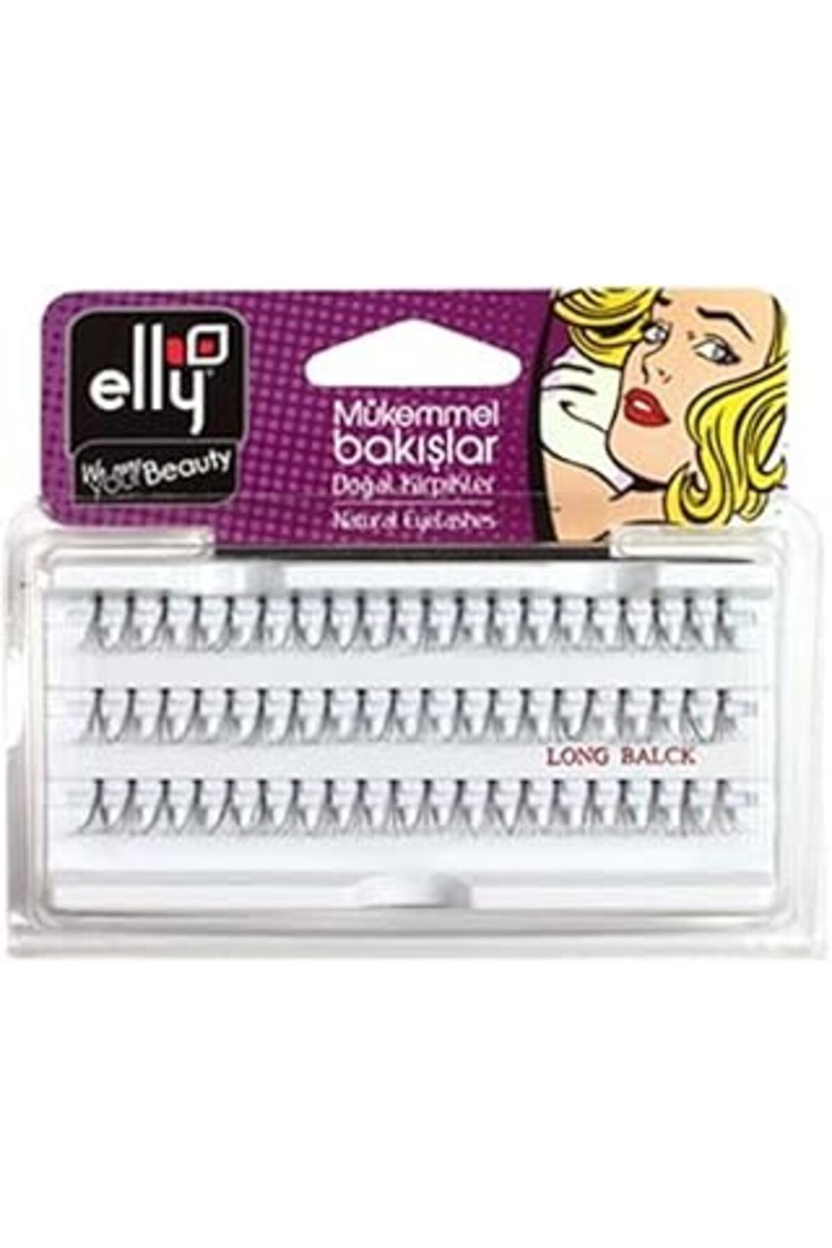 NETWORK ART Elly Uzun Tekli Takma Kirpik 1 Paket
