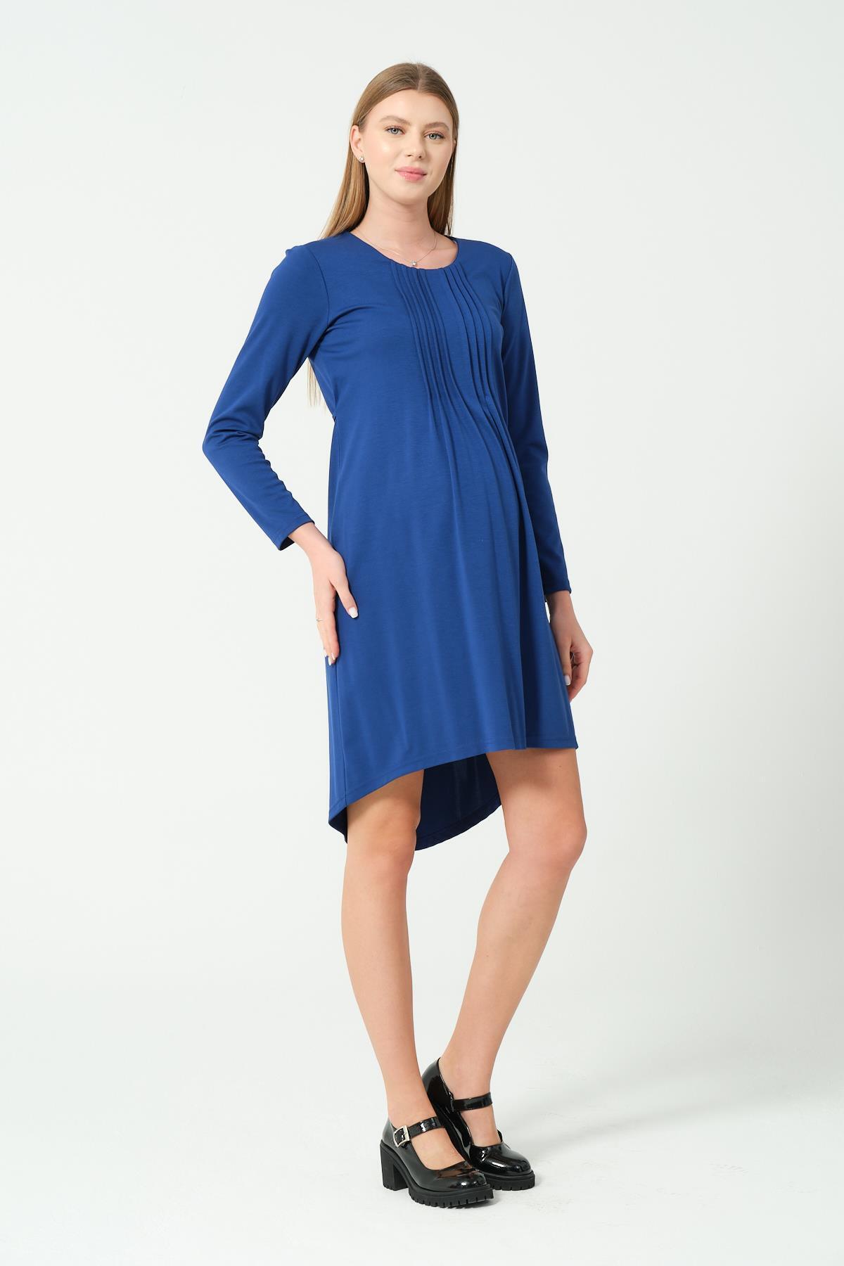 BUSA-Maternity Evening Dress Dress Accordion Collar Saks 4