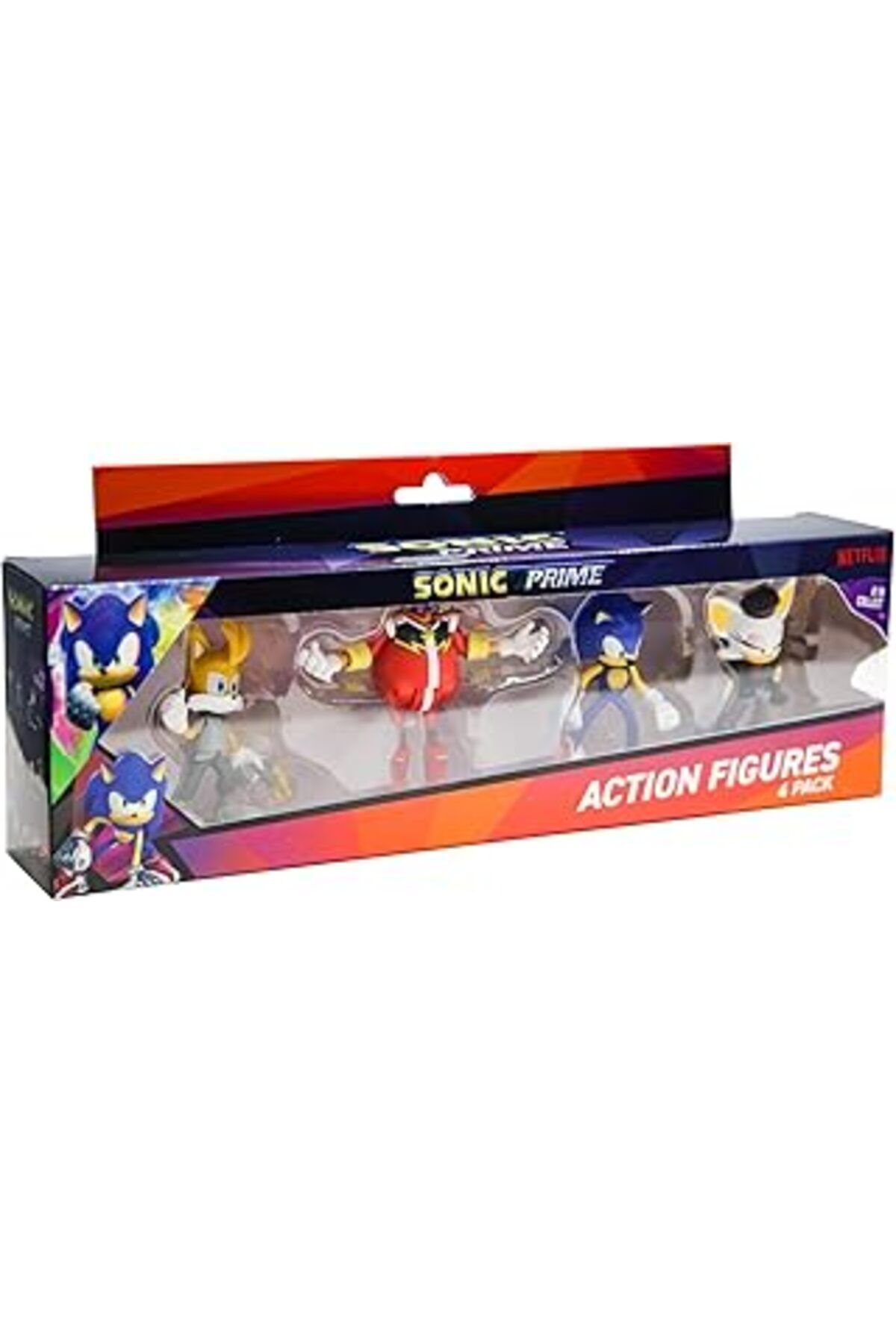 NETWORK ART AMO TOYS Sonic Prime figurka akcji zestaw 4 figurek mix