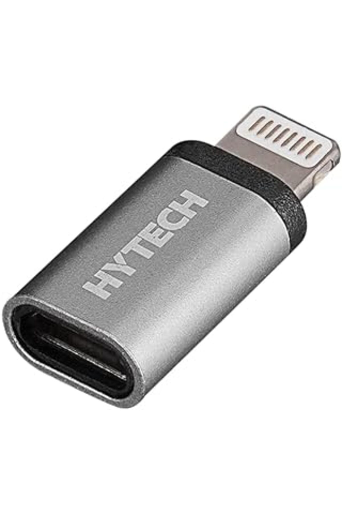 Mu Art Hy-Xo25 Gümüş Metal Gövde Microusb 5Pin F To Lightning M Çevirici