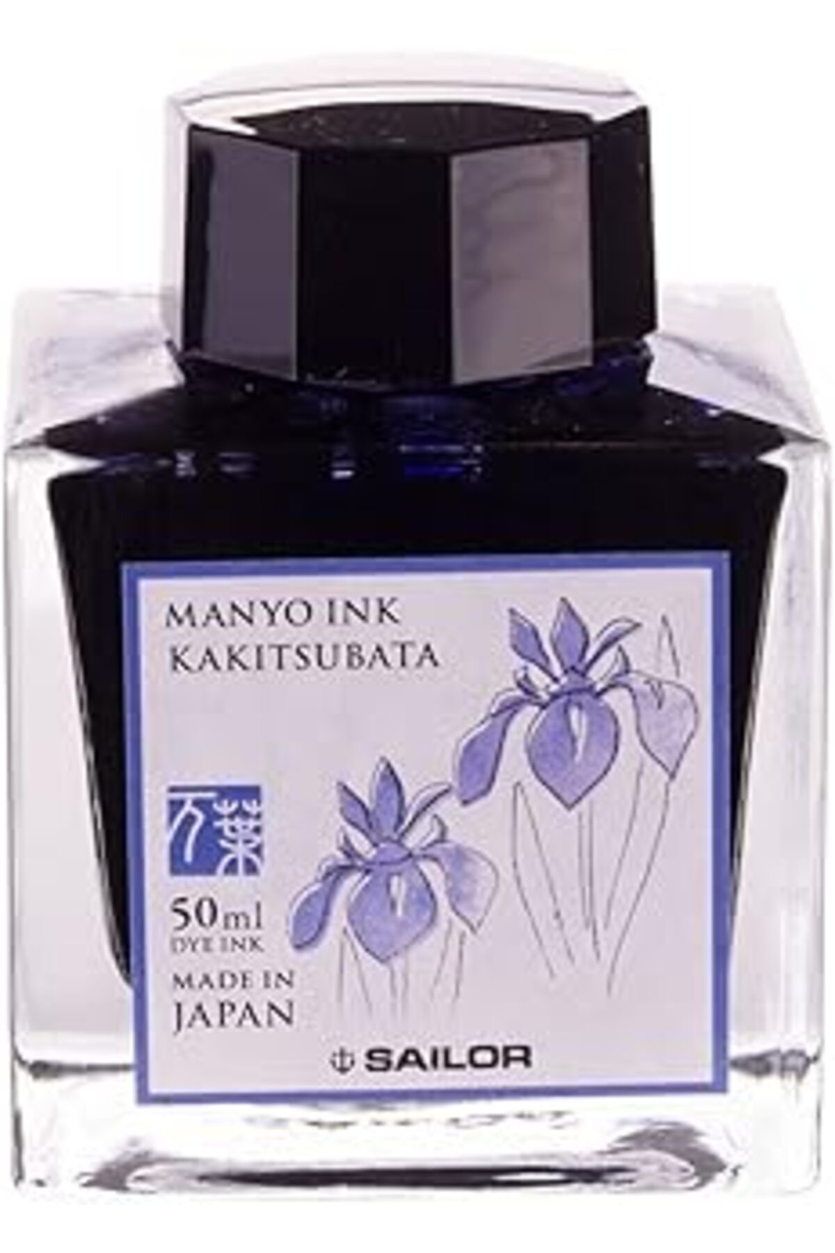 Mu Art Ahşap Sailor Manyo Şişe Mürekkep 50Ml Kakitsubata
