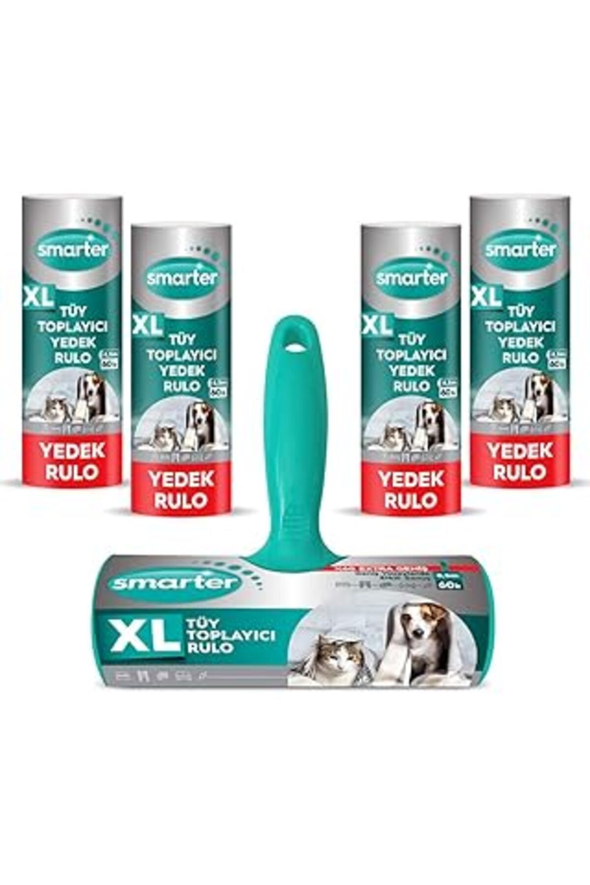 Pazarcan Smarter Xl Tüy Toplayici Rulo + 4 Yedek Rulo