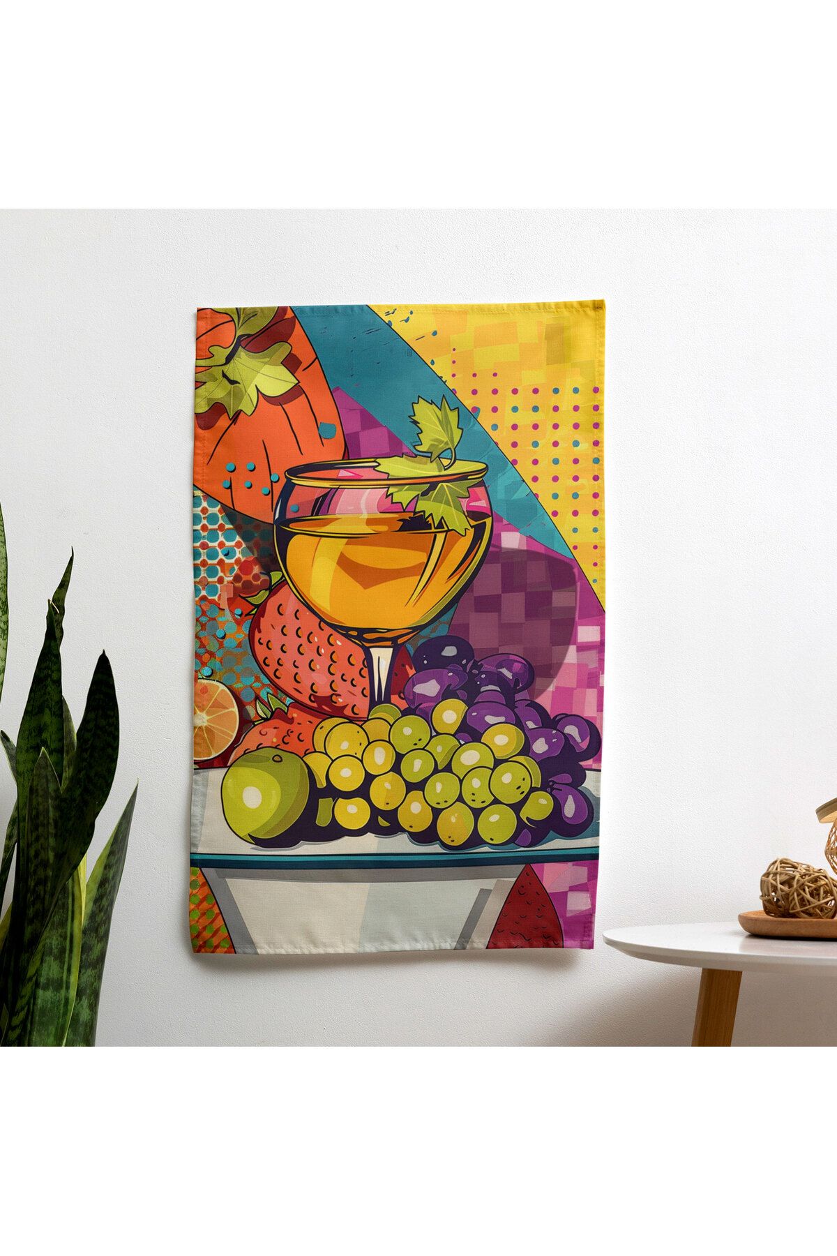 PaintedAnarchy Pânză De Perete De Artă Modernă - Culori Vibrante - Țesătură Ușoară Pentru Dormitor, Sufragerie, Dormitor - 70 x 100