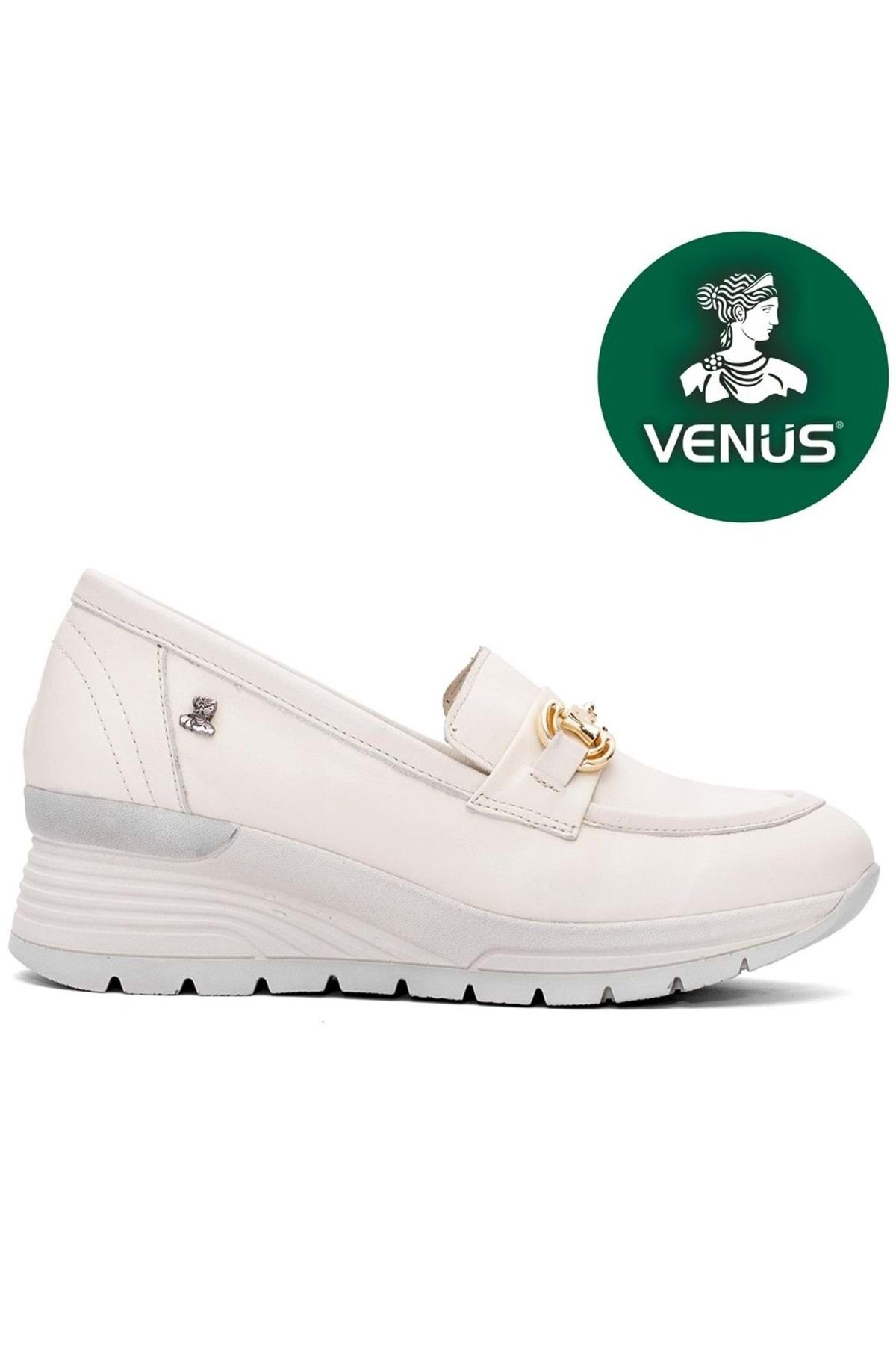 Kids Club Shoes Venüs Hidra Hakiki Deri Ortopedik Oxford Kadın Aır-Flow Taban Klasik Ayakkabı BEJ