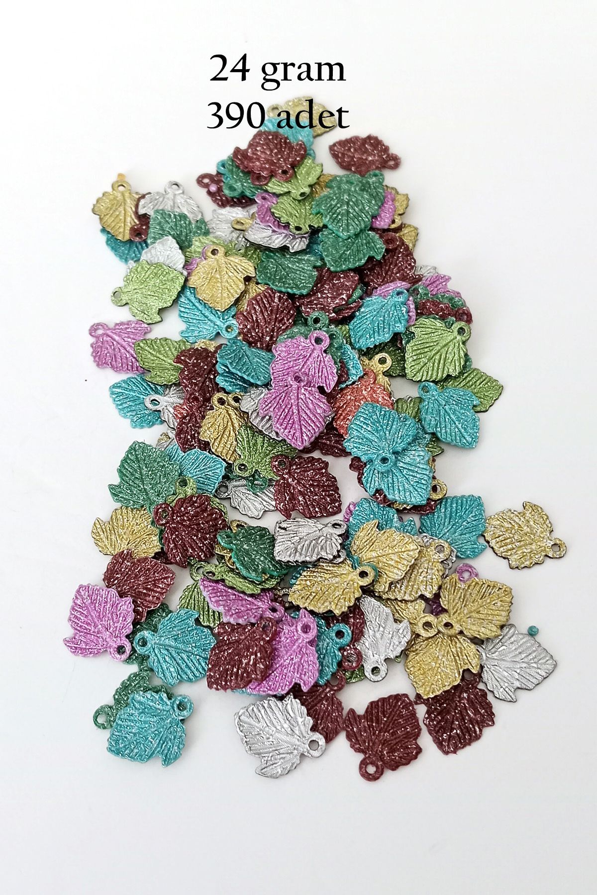 Mu Art Oya Abiye Bileklik Kolye Pleksi Metalik Plastik Pul Karma Renk 24 Gram 390 Adet - Bnc559