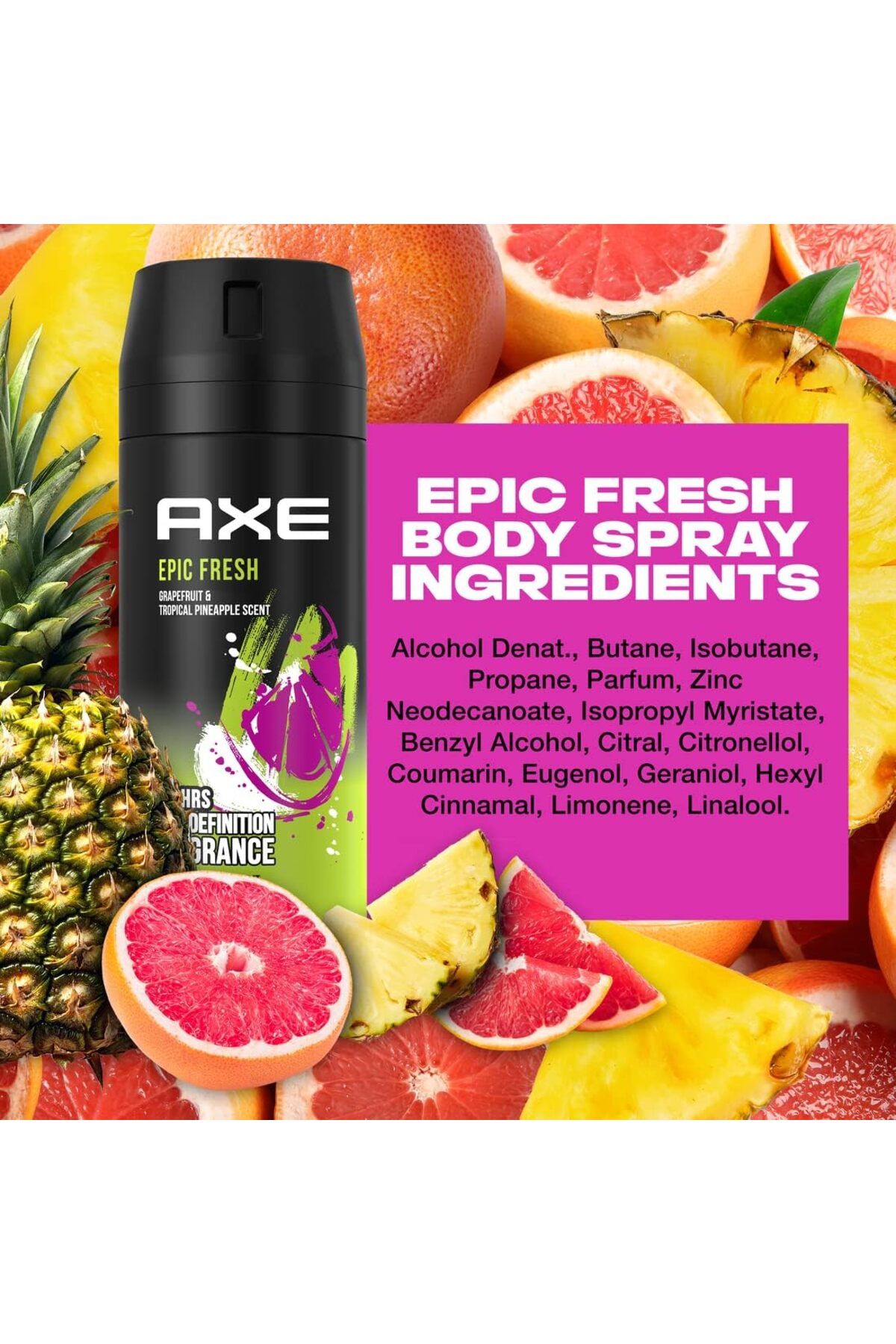 Axe-Body Spray for Men Epic Fresh 150ML 5