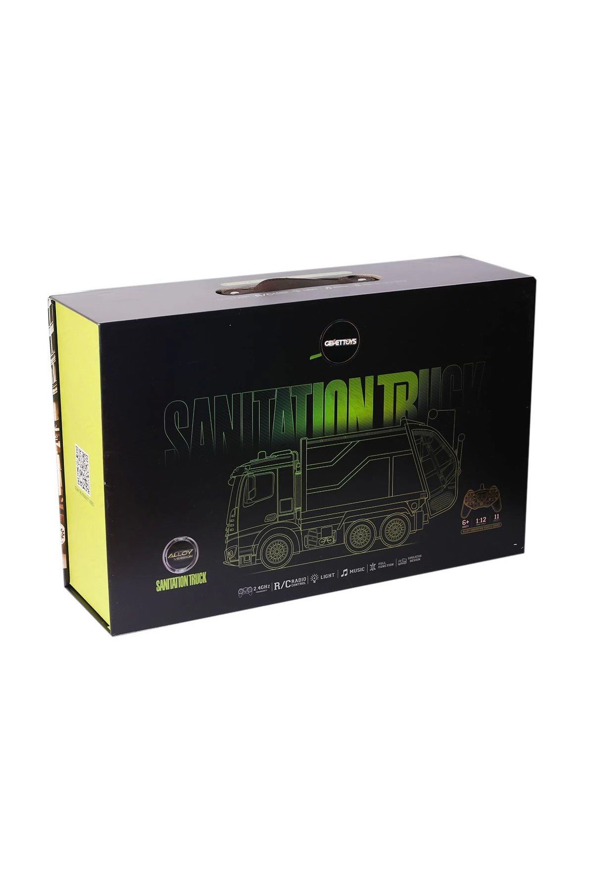 karadağsb Hj8003-1 Metal Kumandalı Çöp Arabası -Gepettoys